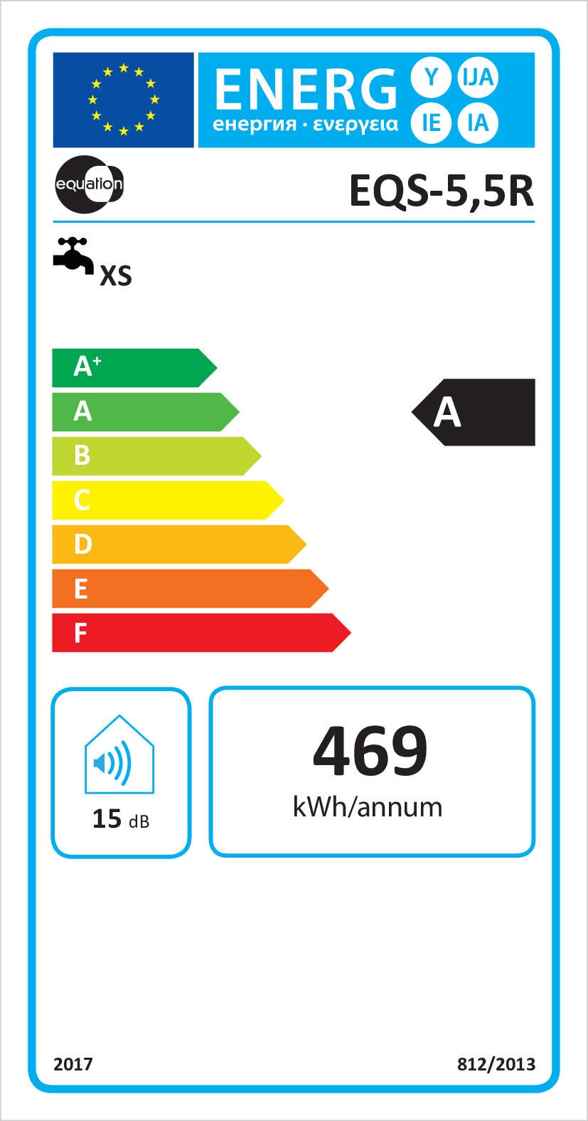 Elektryczny przepływowy ogrzewacz wody EQS2-5.5 kW R EQUATION - 2