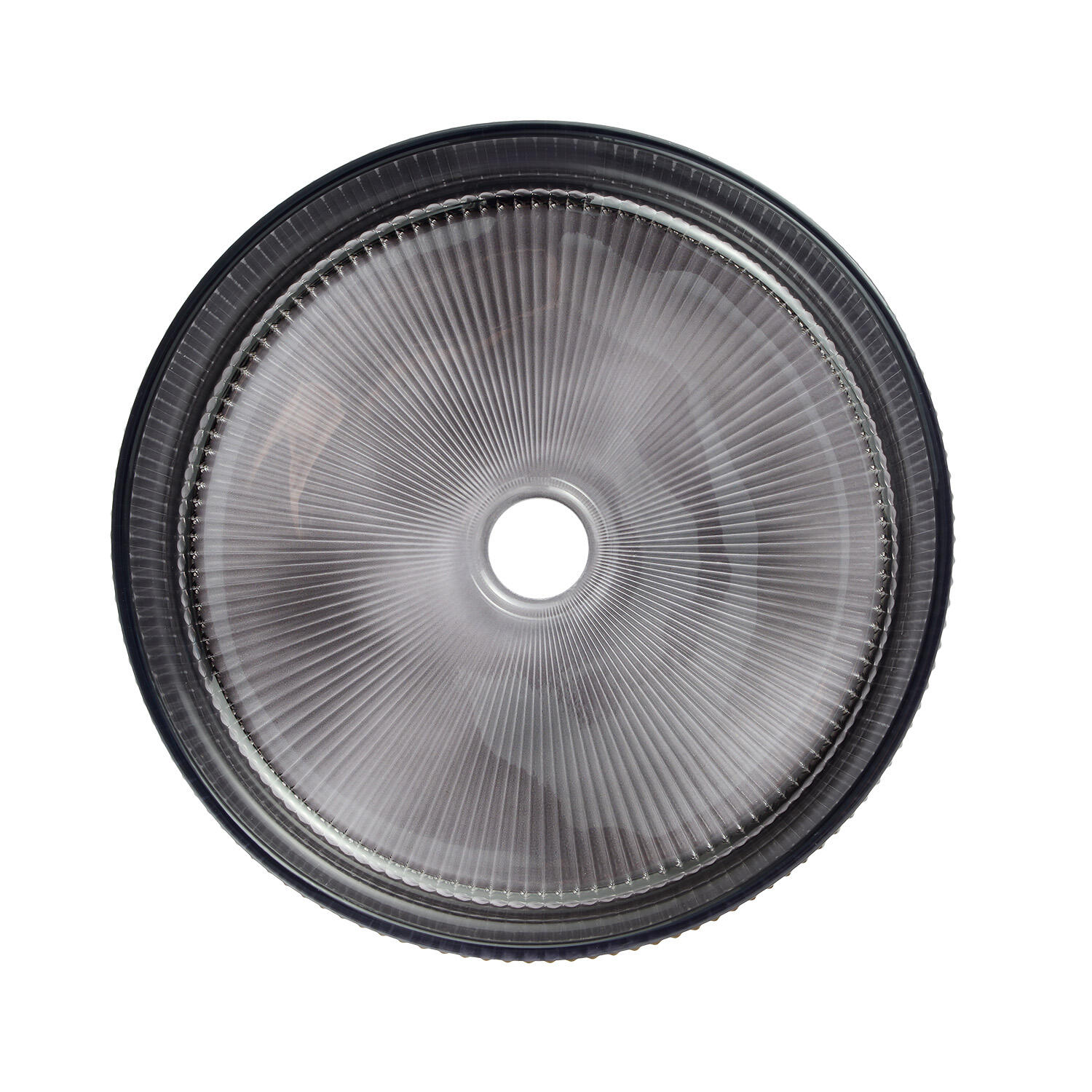 Vasque à poser verre rond Tally H.11.2 x Diam.36 cm noir brillant - 7