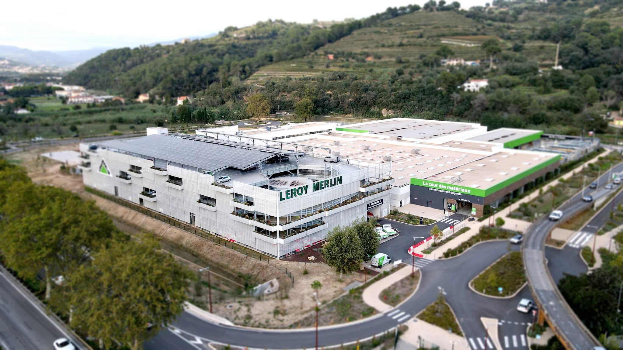 Magasin vue aérienne