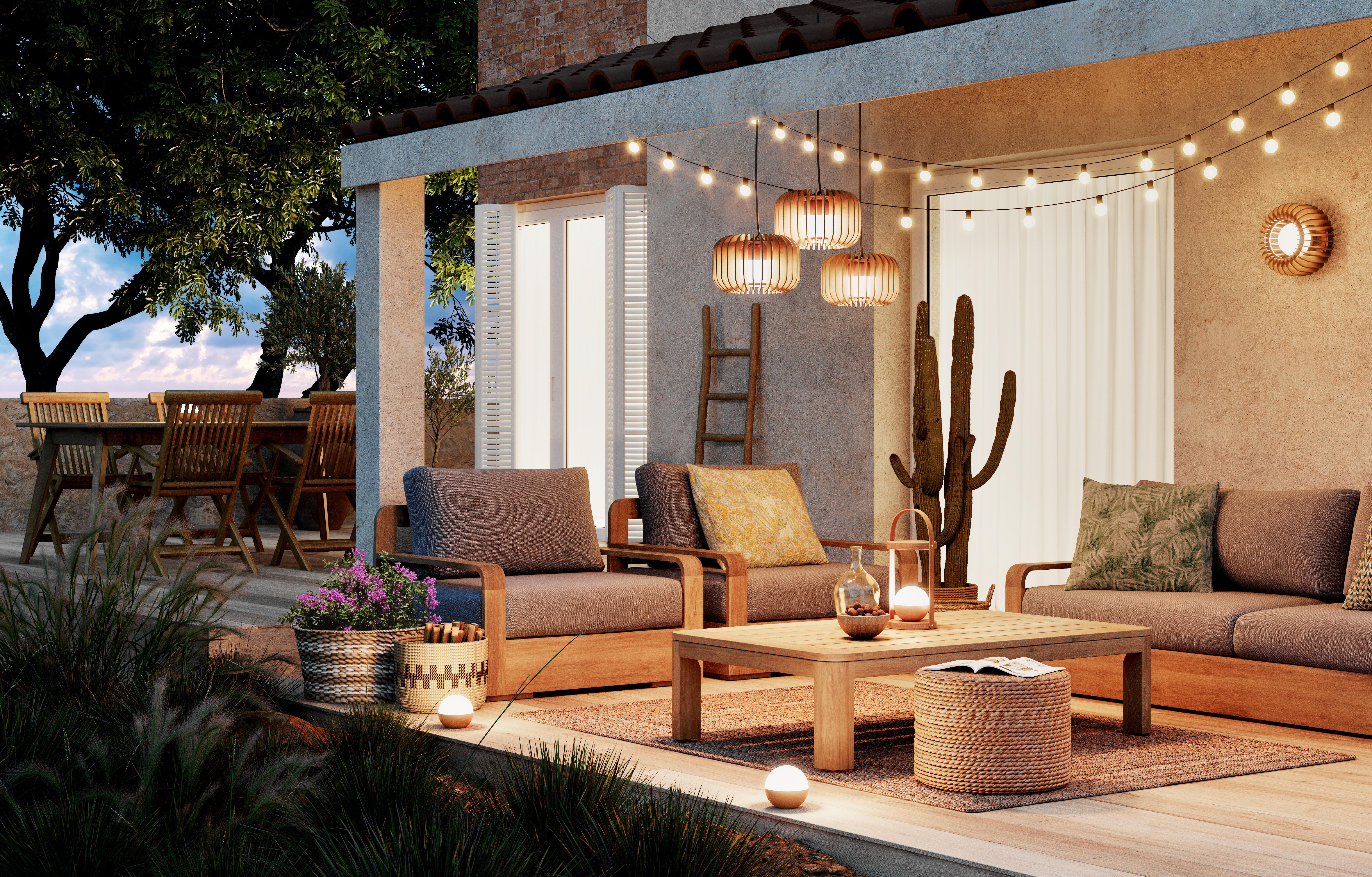 Candeeiro de exterior portátil usb led Caspe Inspire 1300LM IP54 11 cm branco - 14