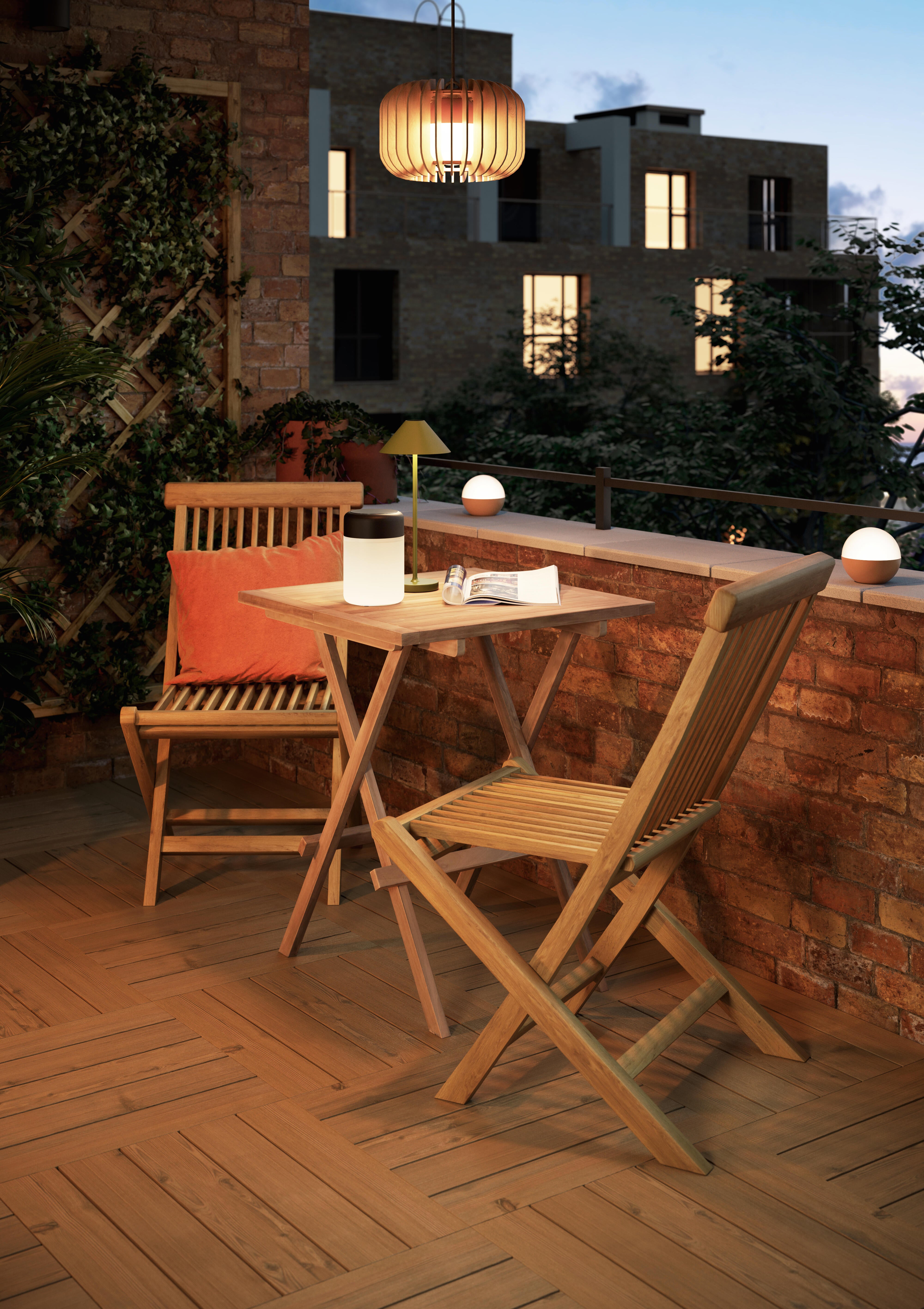 Candeeiro de exterior portátil usb led Caspe Inspire 1300LM IP54 11 cm branco - 13
