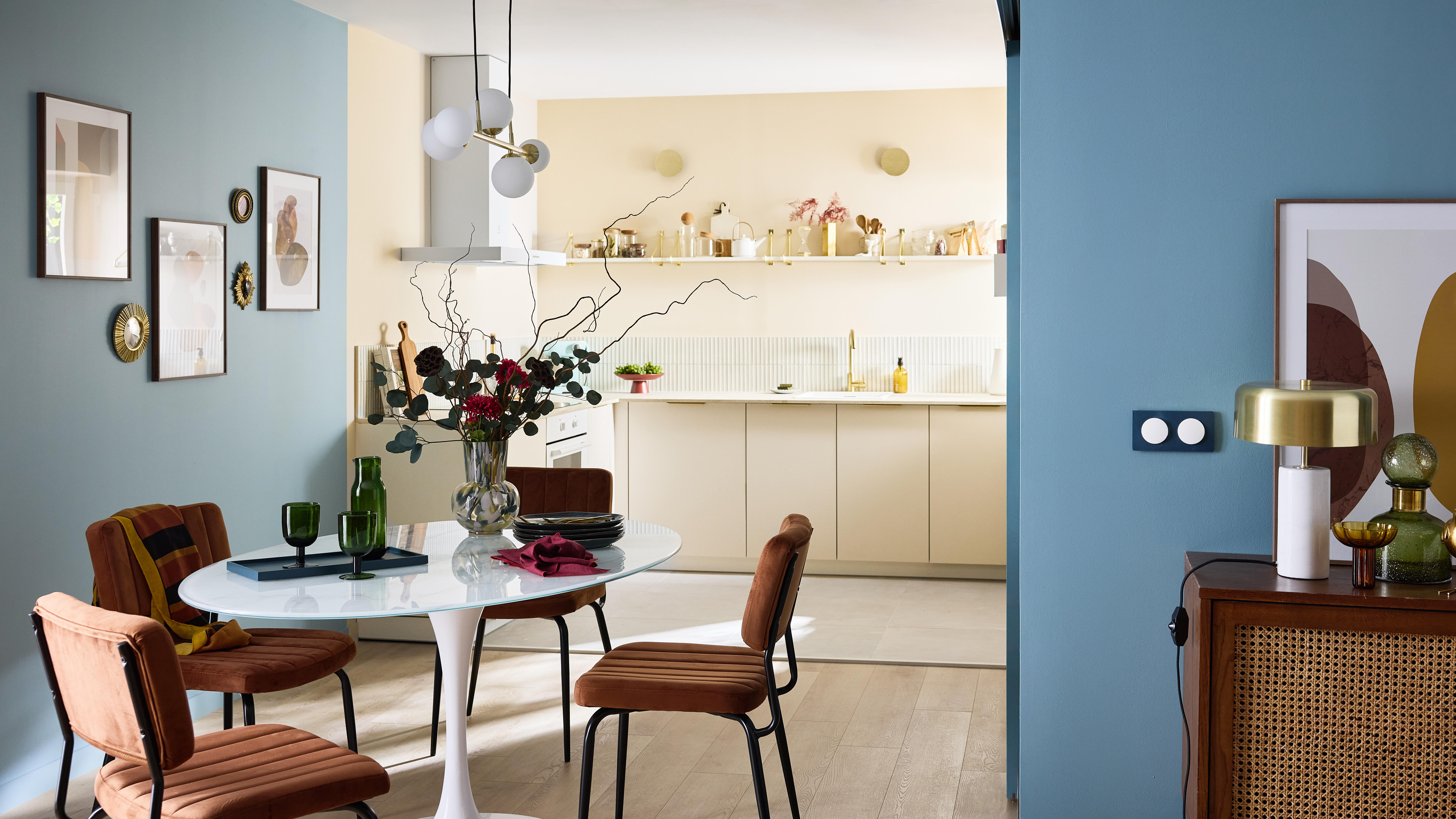 Candeeiro de teto suspenso CALLAS 5L G9 88cm latão inspire - 14