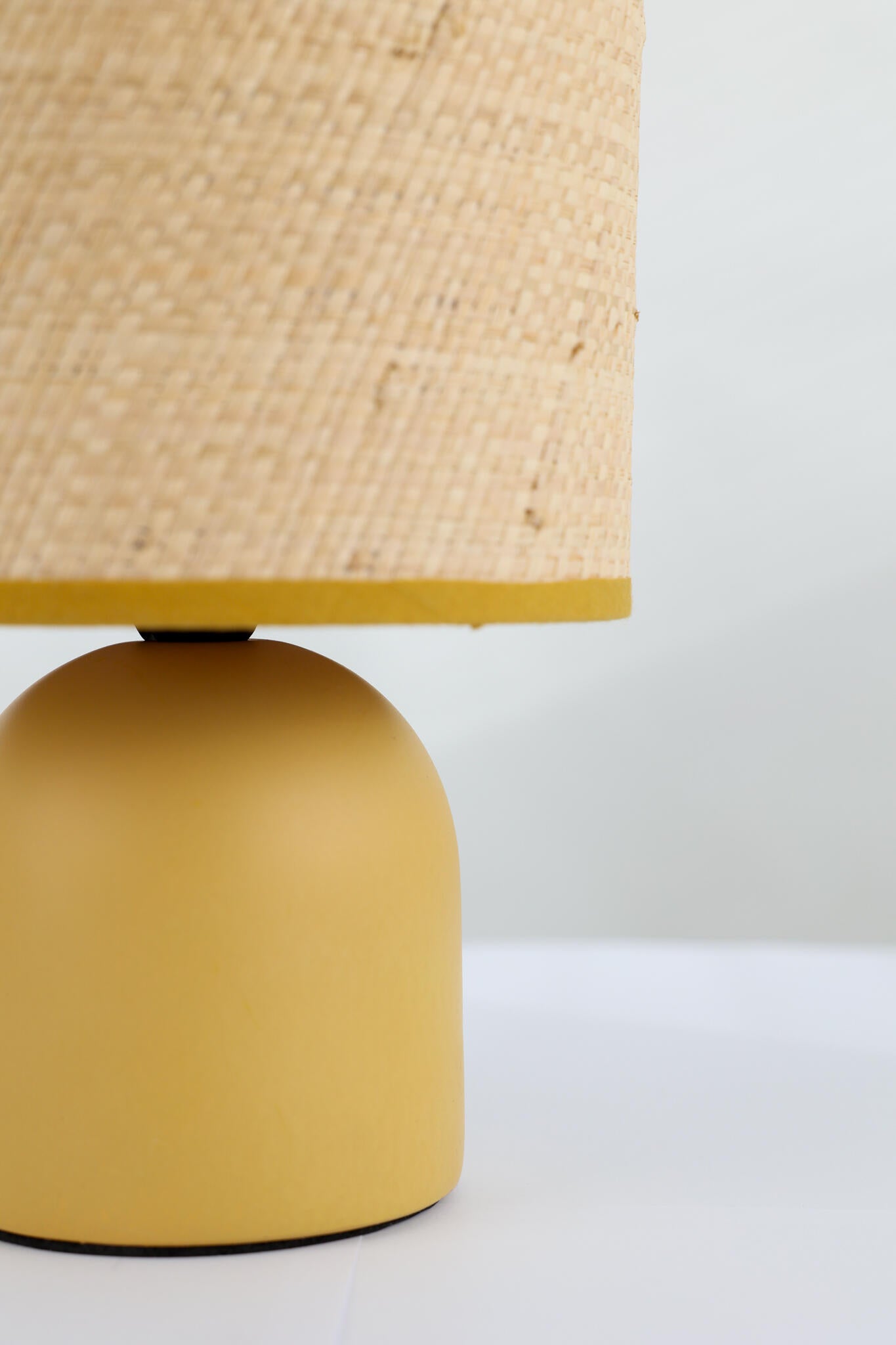 Lampe Oeko, céramique, beige, H.23 cm, E27 - 4