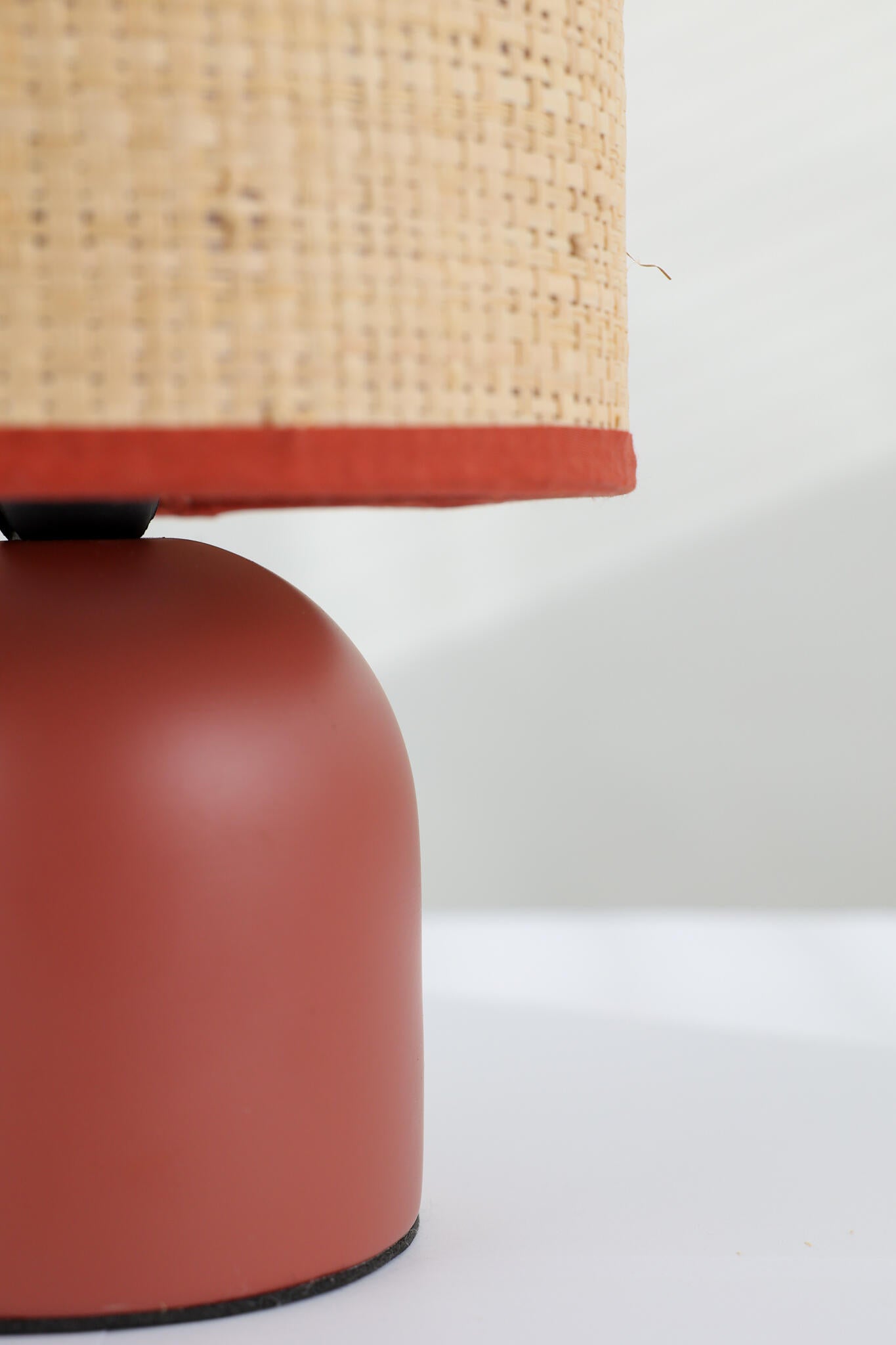 Lampe Oeko, céramique, terracotta, H.23 cm, E14 - 7