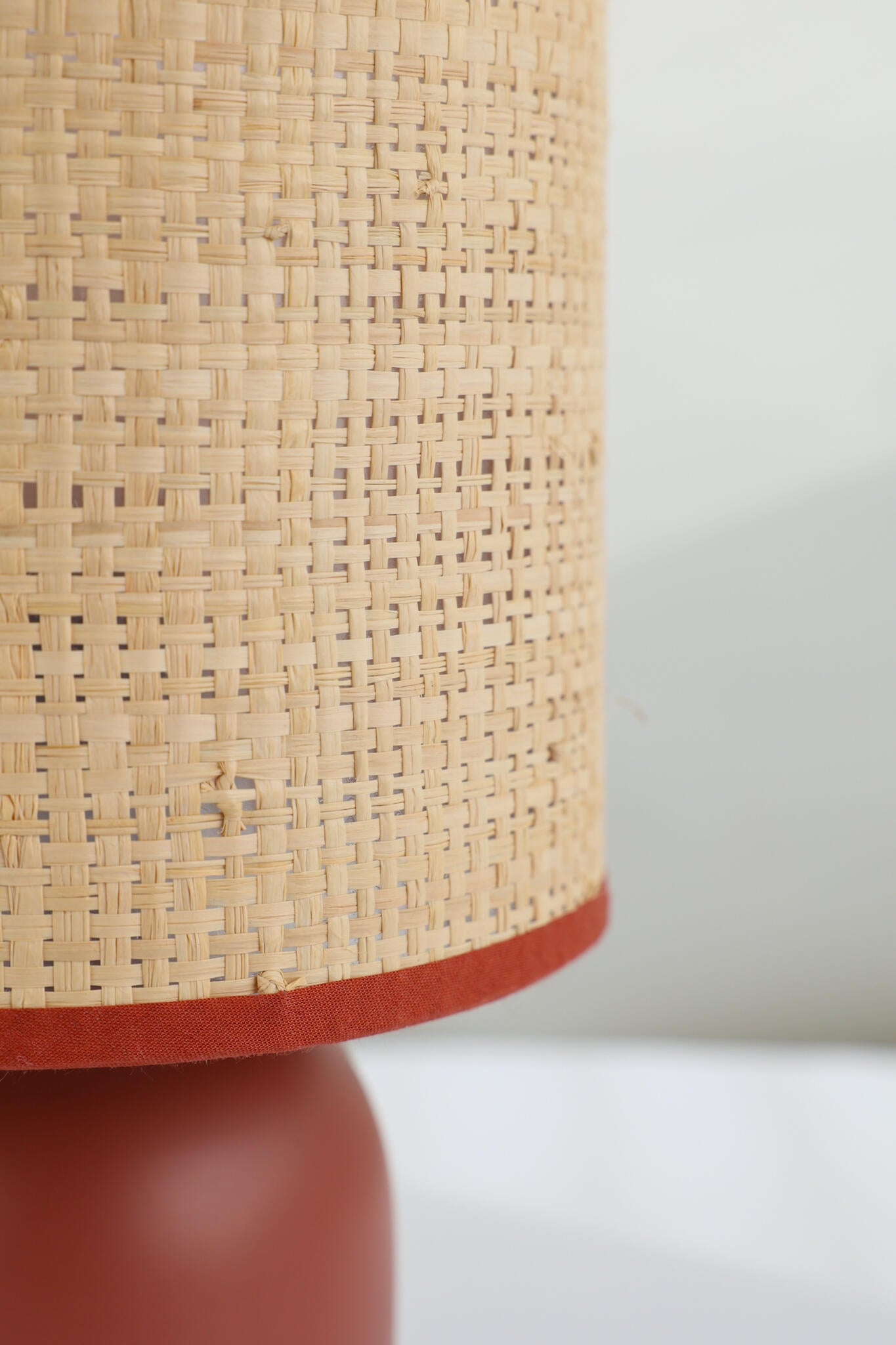 Lampe Oeko, céramique, terracotta, H.23 cm, E14 - 6