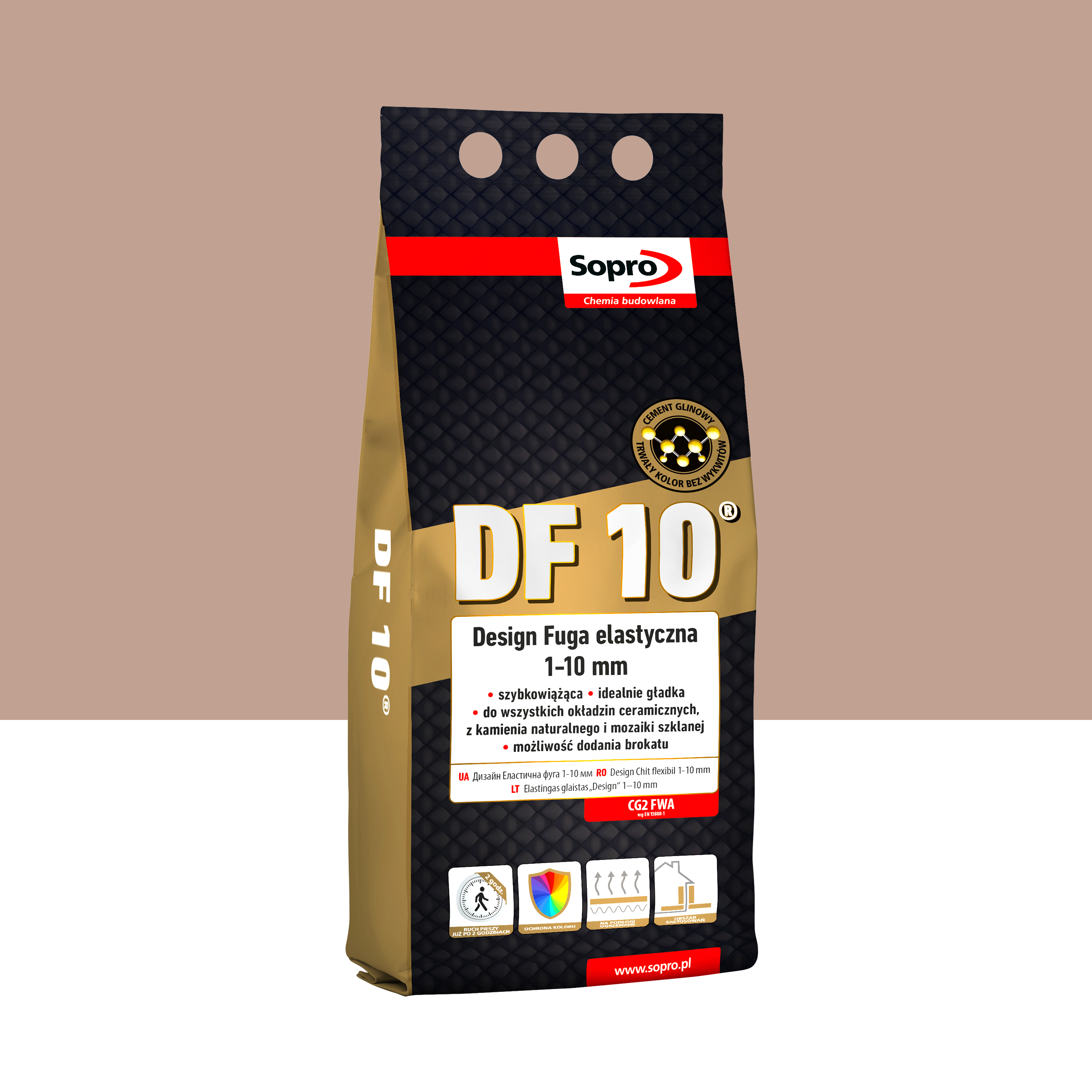 Fuga elastyczna DF10 Karmel 38 2 kg Sopro