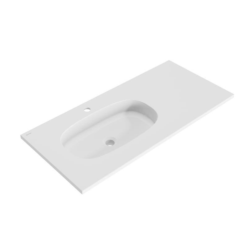 Umywalka konglomeratowa Modern 101x9.5 cm Sensea