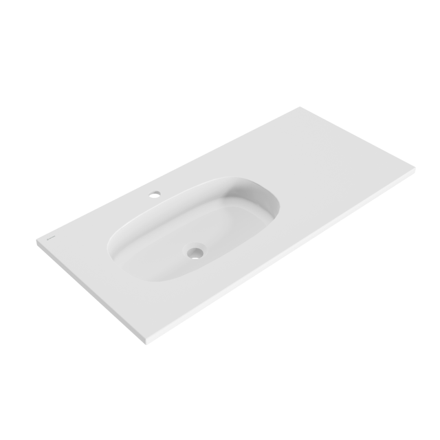 Umywalka konglomeratowa Modern 101x9.5 cm Sensea