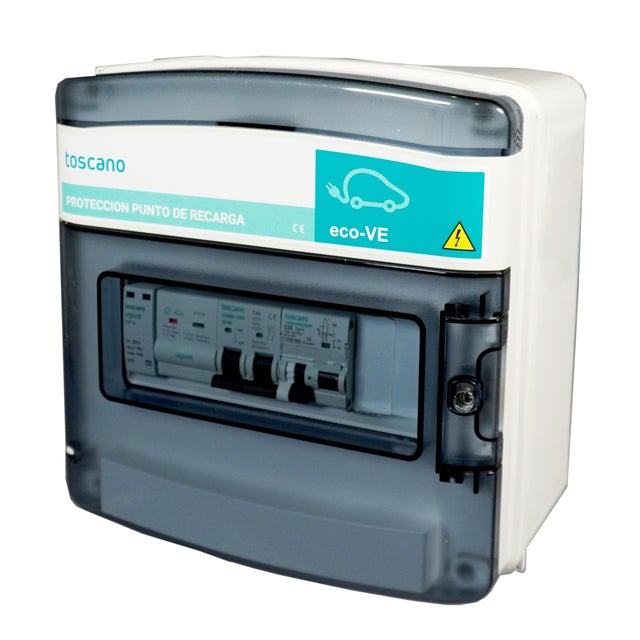 CUADRO PROTECCIÓN CARGA VEHÍCULO ELÉCTRICO ECO-VE-PRO 