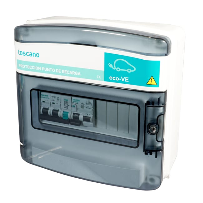 CUADRO PROTECCIÓN CARGA VEHÍCULO ELÉCTRICO ECO-VE COMBI - 1