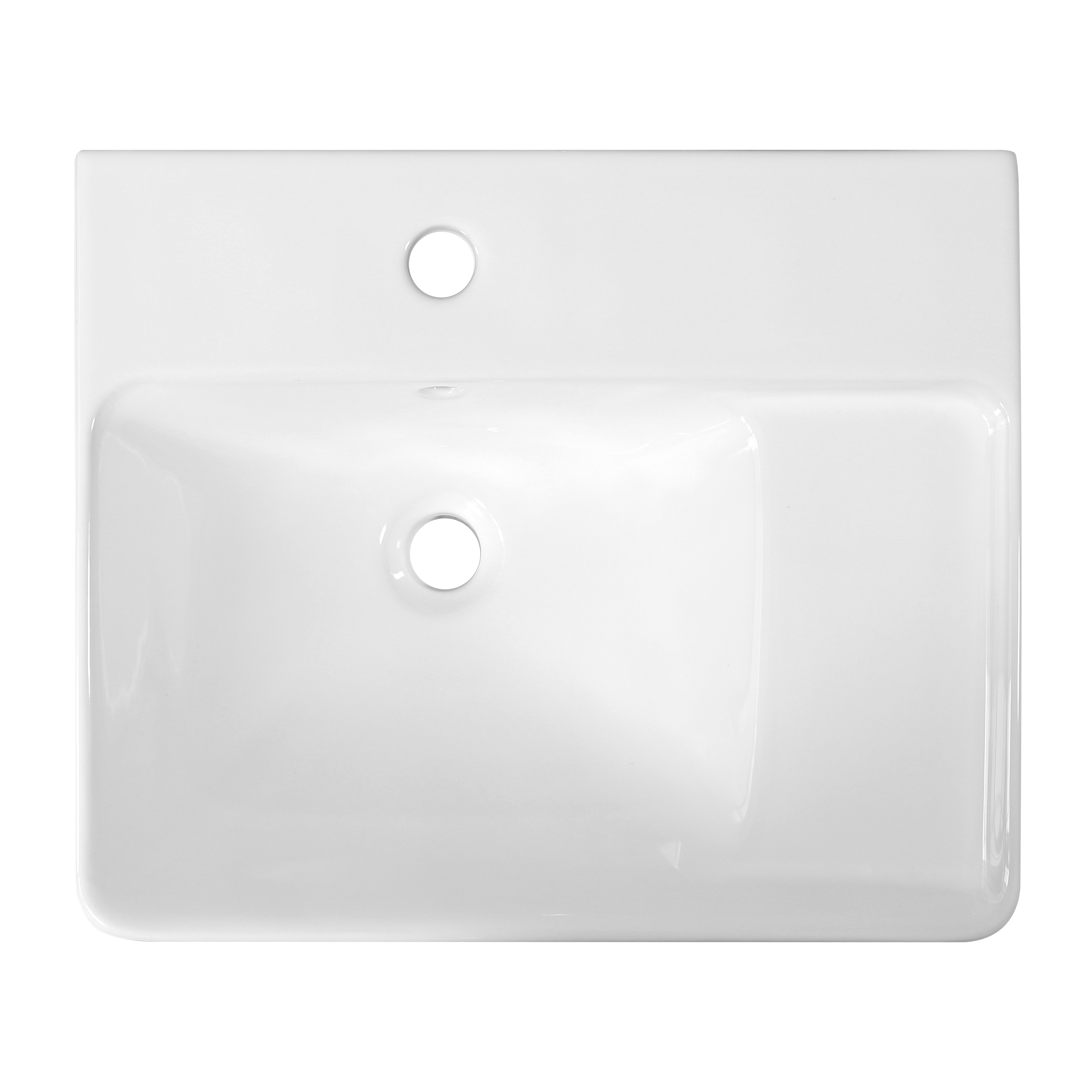 Umywalka ceramiczna Easy 51 cm biała Sensea - 5