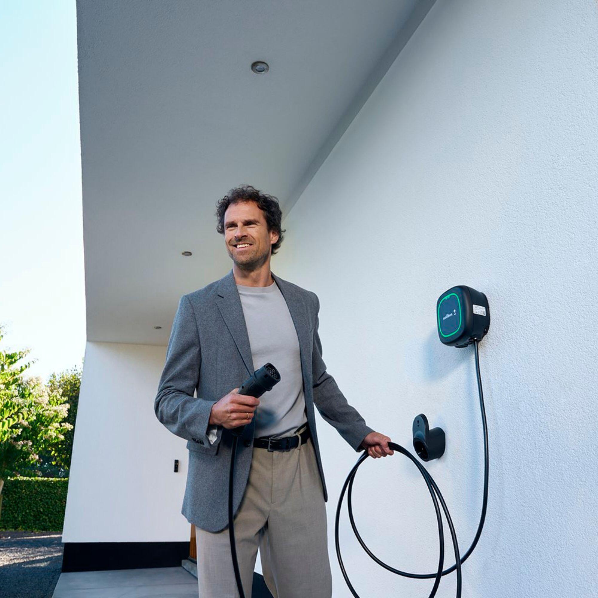 Carregador Veículo Elétrico WALLBOX PULSAR+ 7,4KW-MF-5M Preto - 8