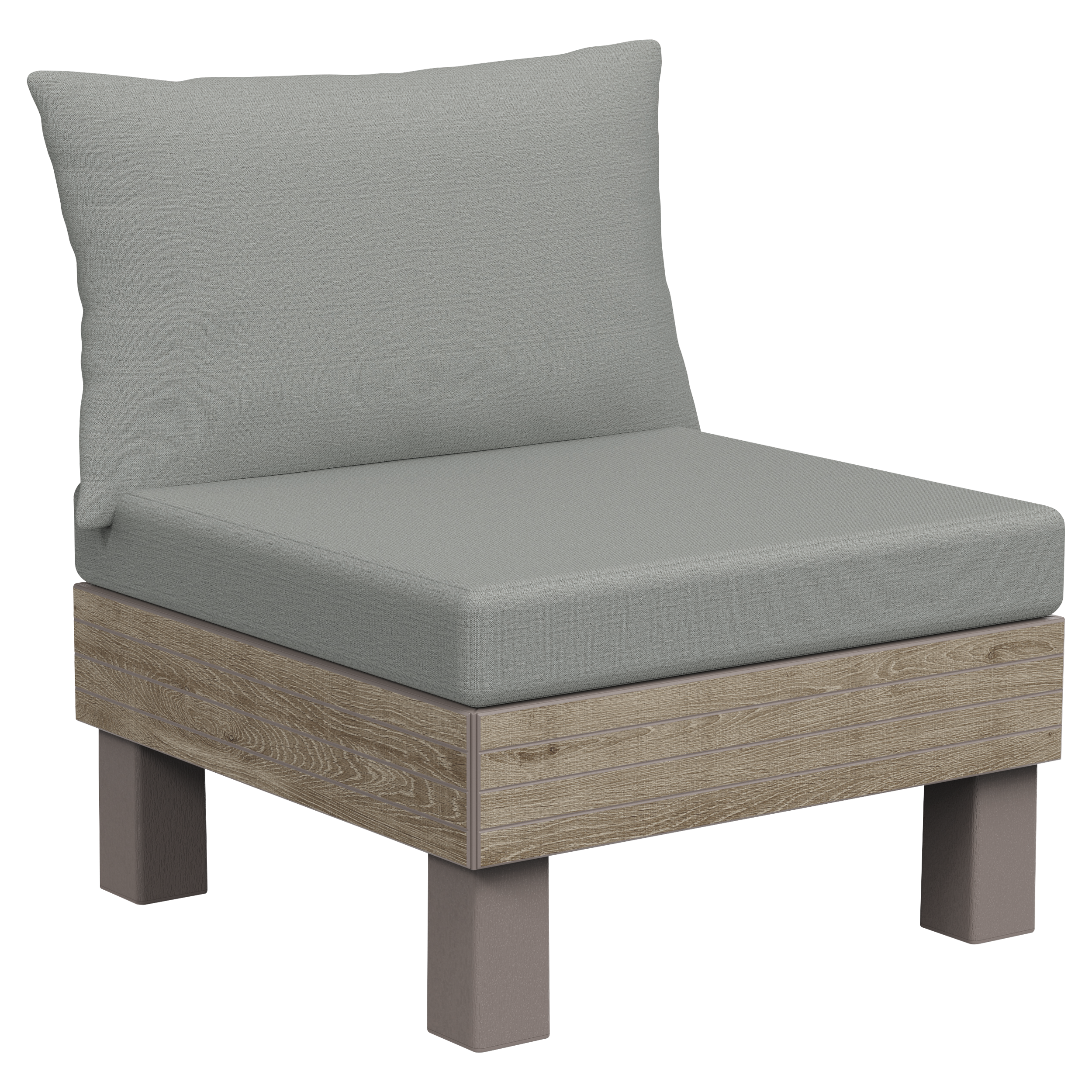 Sofa ogrodowa modułowa Ashwood szara Keter