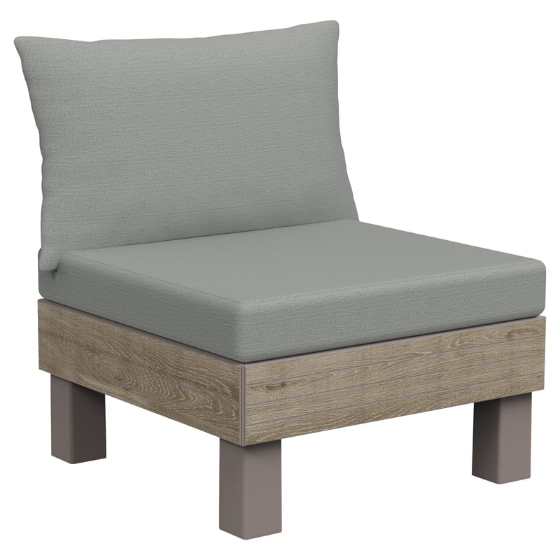 Sofa ogrodowa modułowa Ashwood szara Keter
