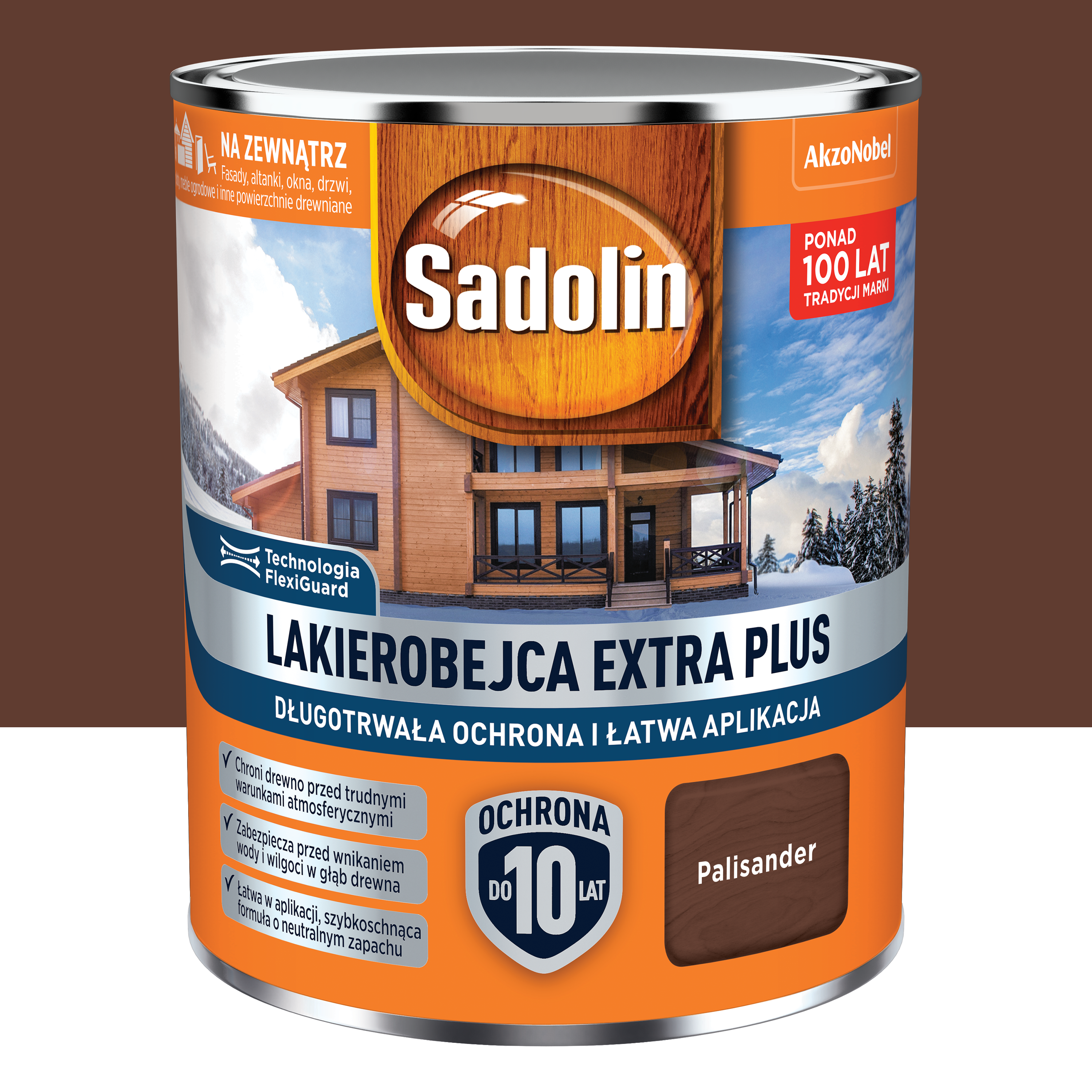 Lakierobejca Extra Plus Palisander 0.7 l Sadolin