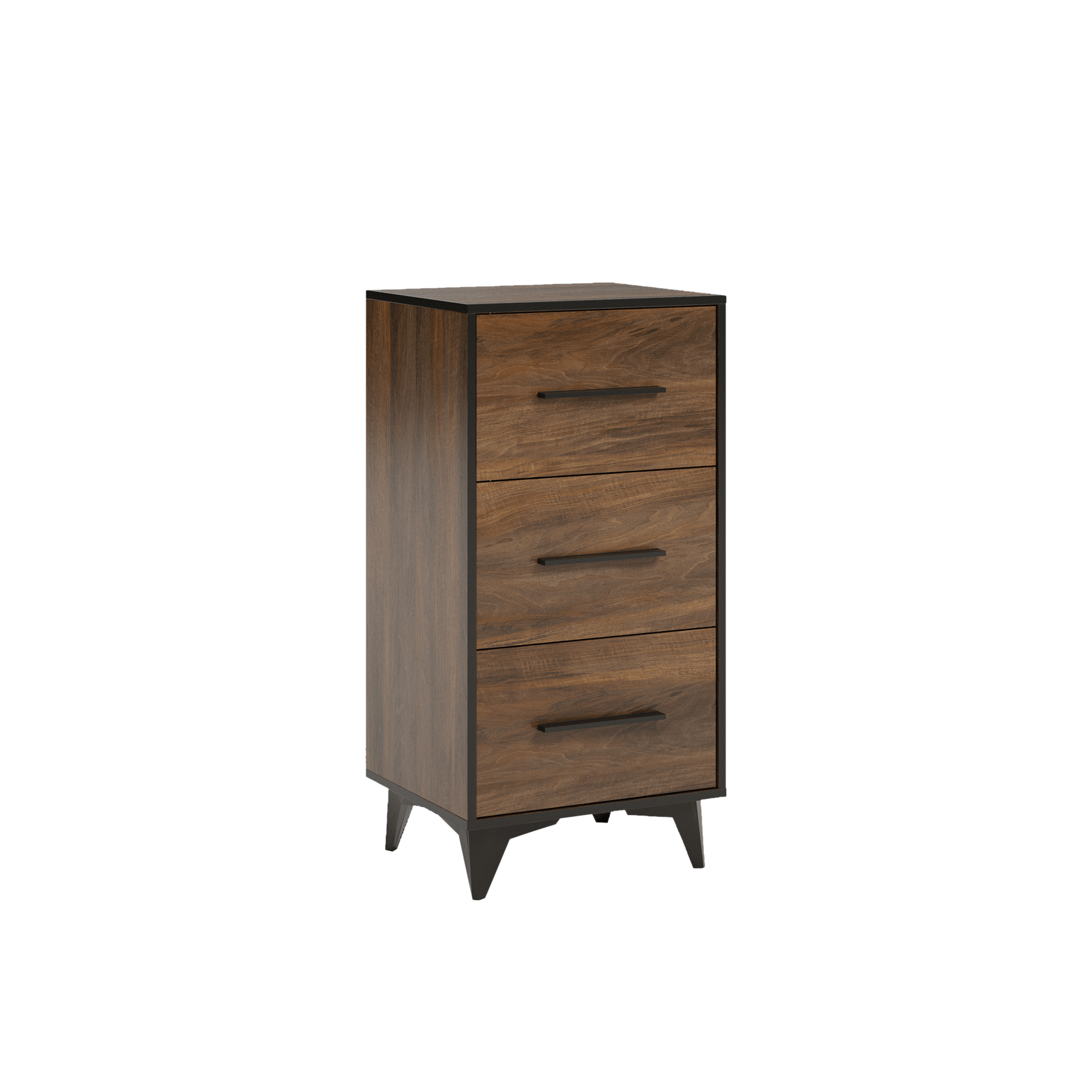 Komoda Shiran Walnut z szufladami 47,5 x 40 x 95 cm