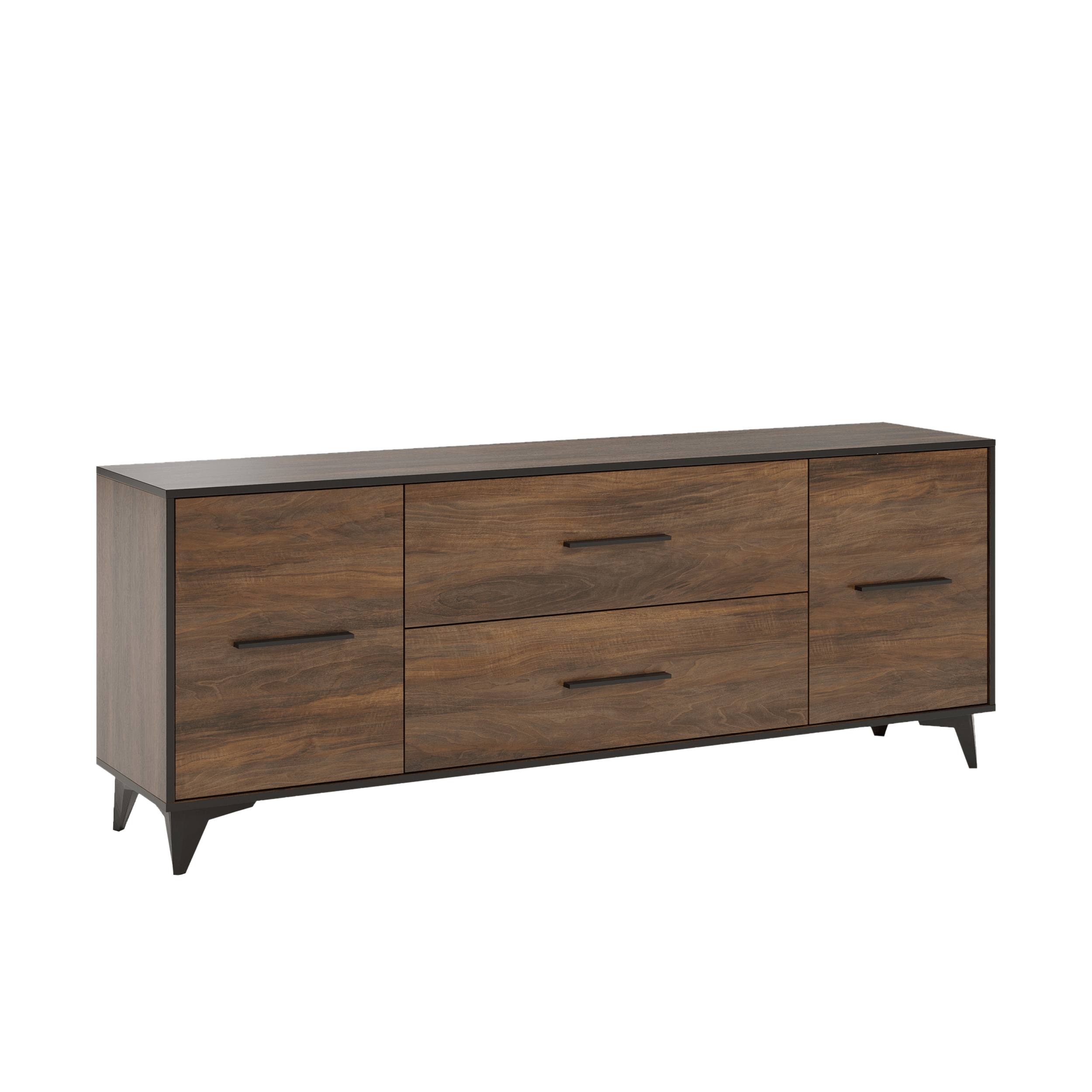 Szafka RTV Shiran Walnut 179 × 40 × 68 cm