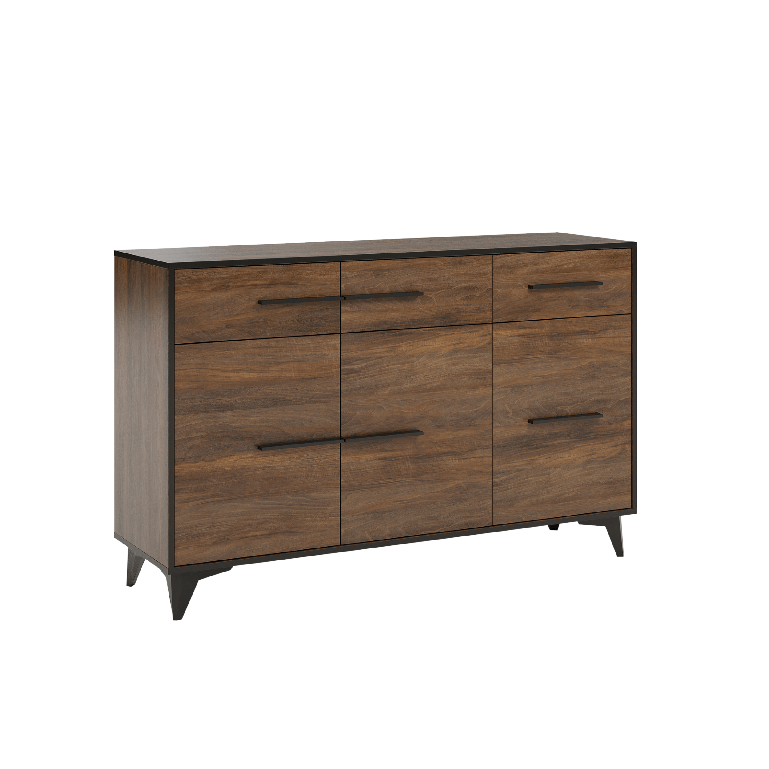 Komoda Shiran Walnut 135 x 40 x 86 cm