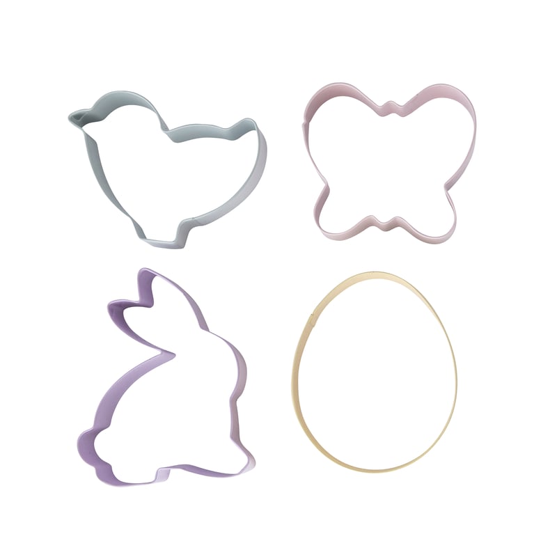 Zestaw 4 wykrawaczy do ciastek motyw wielkanocny