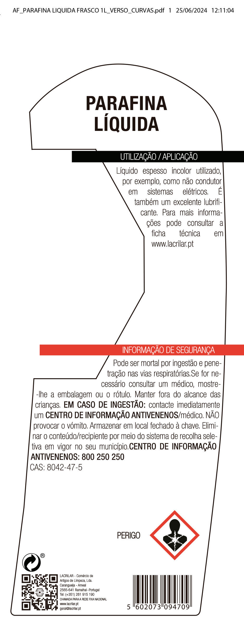 Parafina líquida 1L - 2