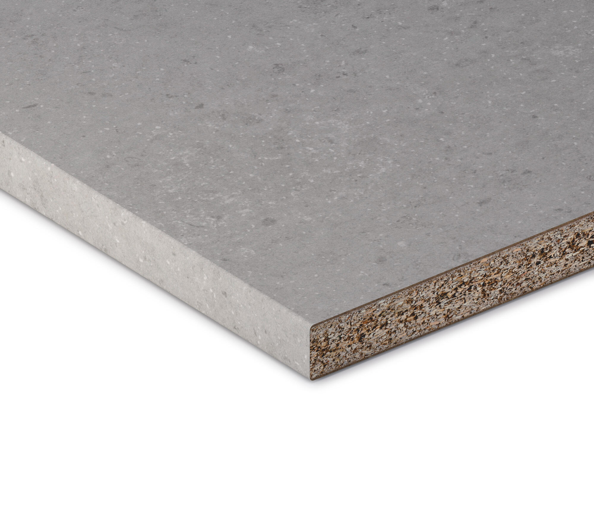 Encimera de cocina laminada hudson gris mate 360x63 cm espesor 38mm