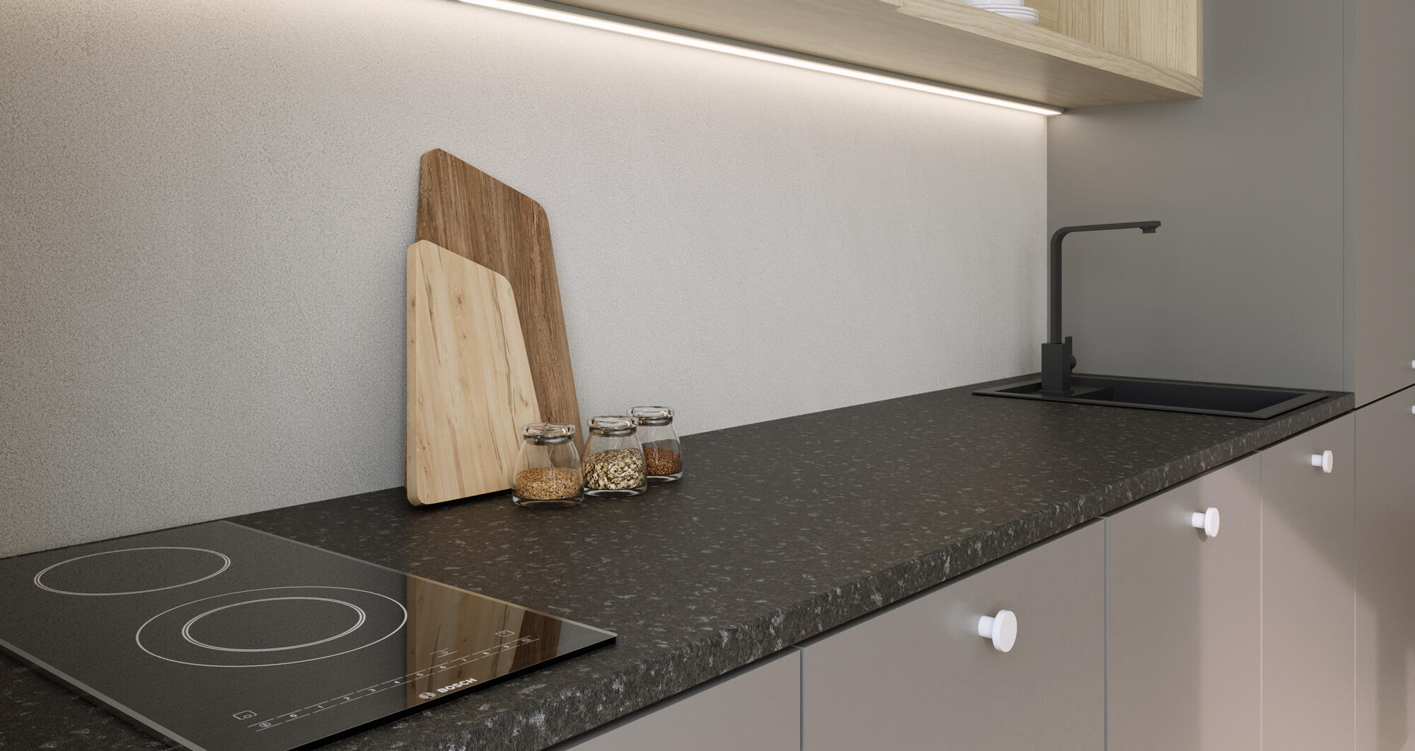 Tampo de bancada LABRADOR MATE 240X63X3 CM - 4