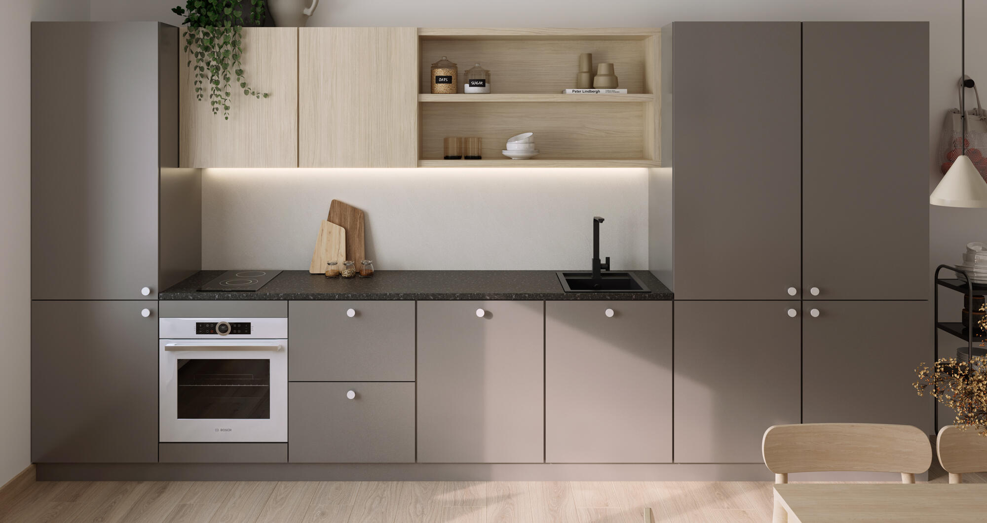 Tampo de bancada LABRADOR MATE 240X63X3 CM - 3