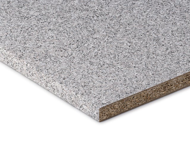 Encimera de cocina laminada Sevilla granito gala mate 240x63 cm espesor 30mm