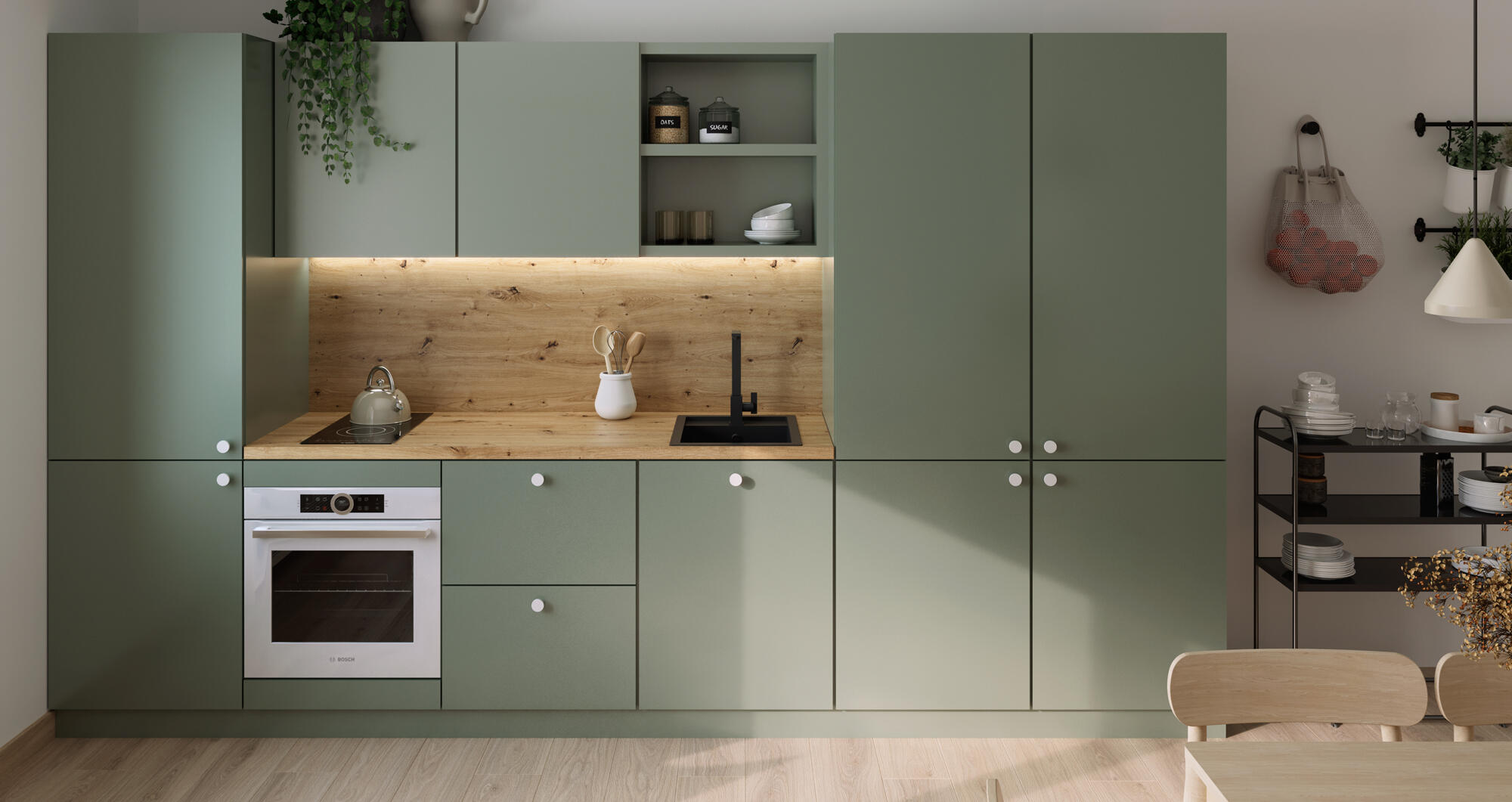 Tampo de bancada imitação madeira CARVALHO AMAZONA 180X62X3.8CM - 4