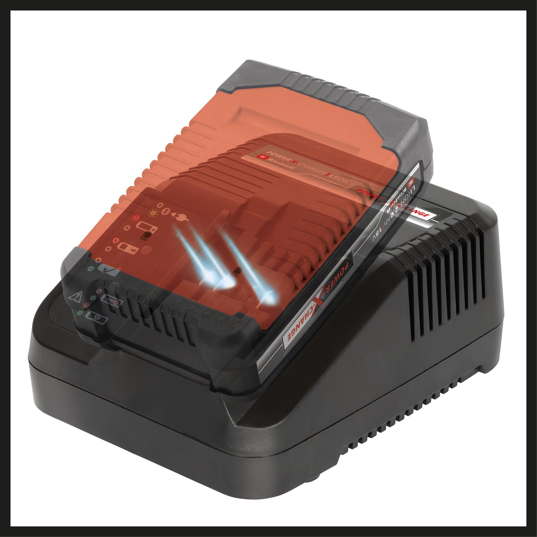 Cargador batería einhell power x-change 18 v