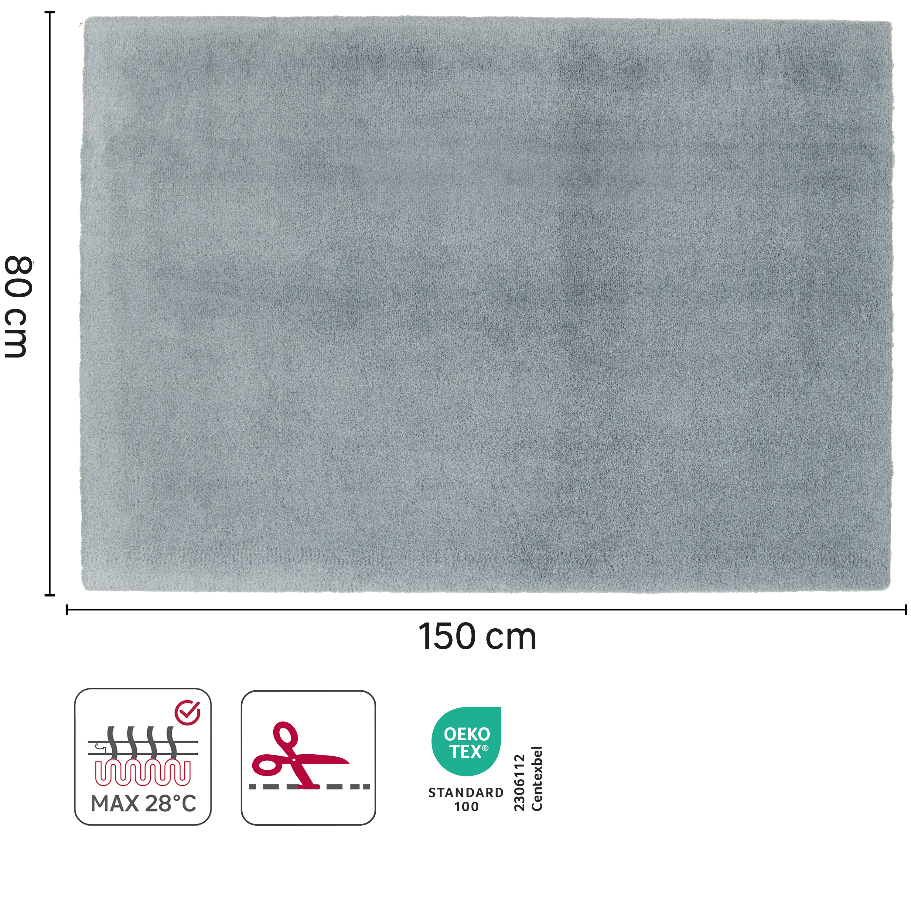 Scendiletto in poliestere, L 150 x L 80 cm - 2