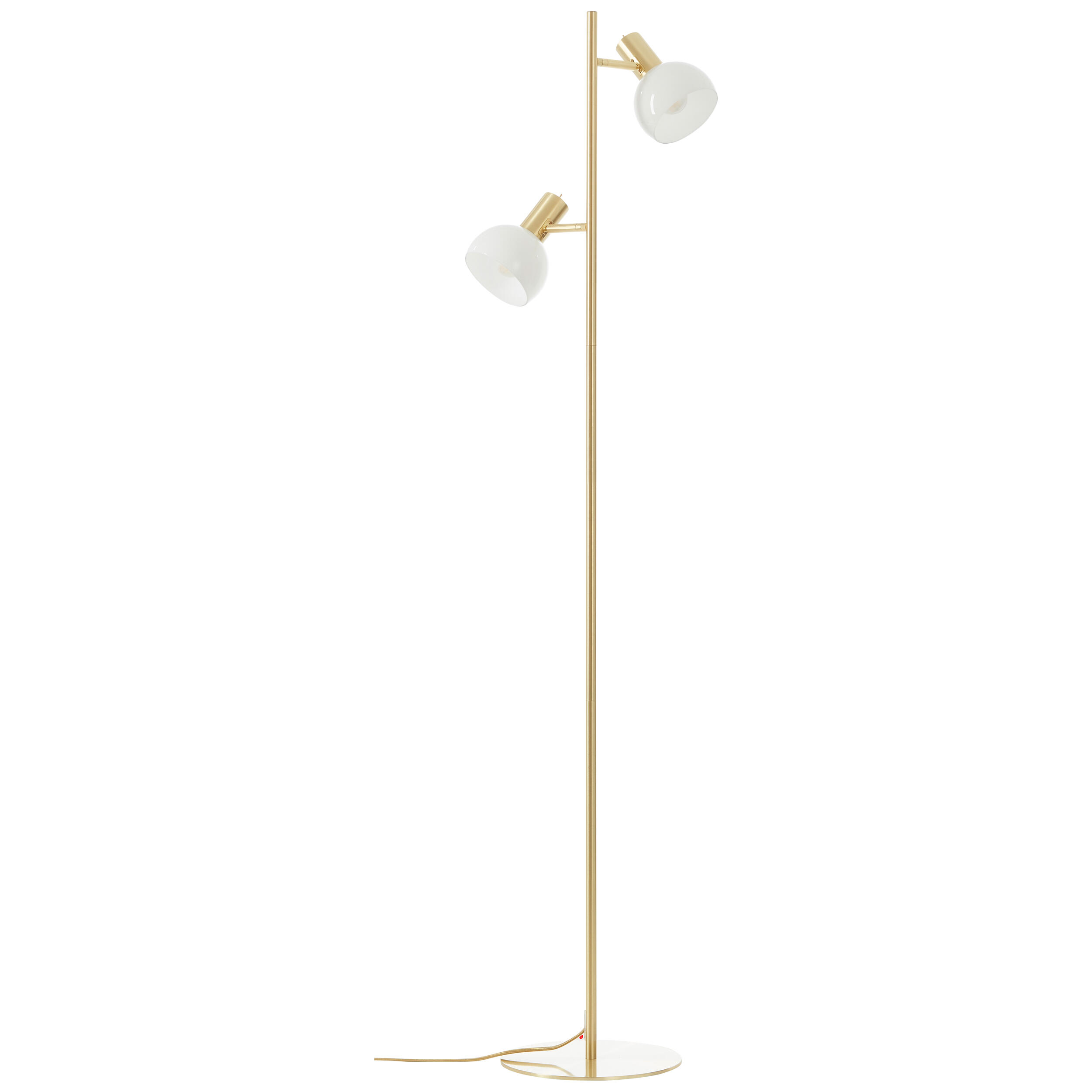 Lampadaire Arancia, acier, doré,  H.145 cm, E14 - 3