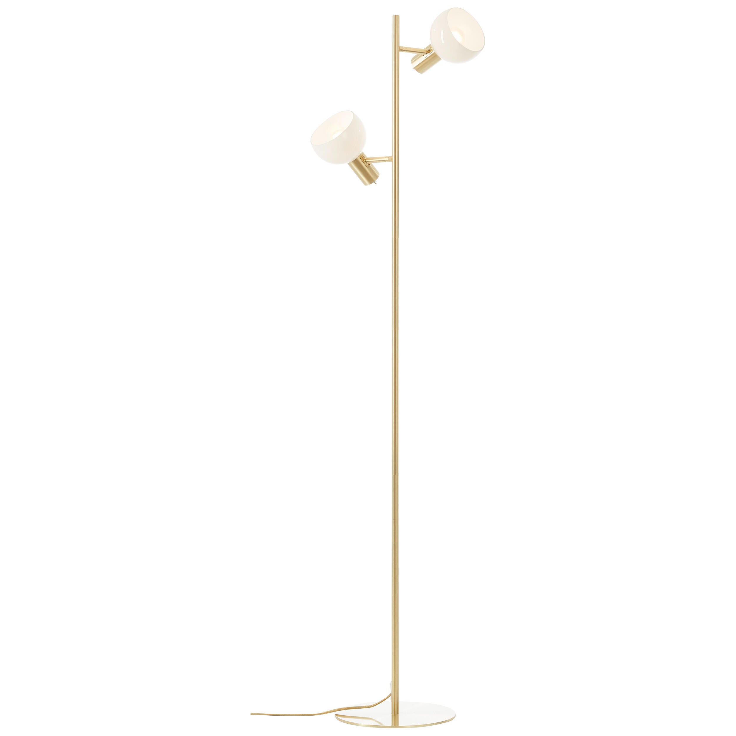 Lampadaire Arancia, acier, doré,  H.145 cm, E14 - 6