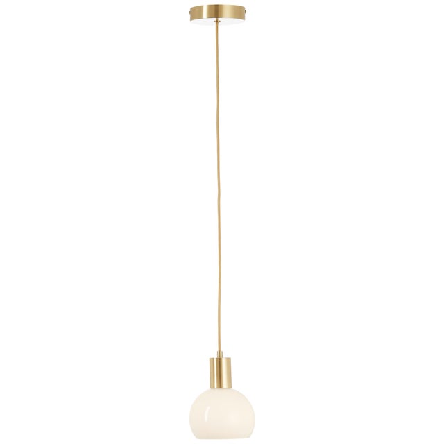 Suspension Arancia verre, blanc, Diam.14.5 cm, E27