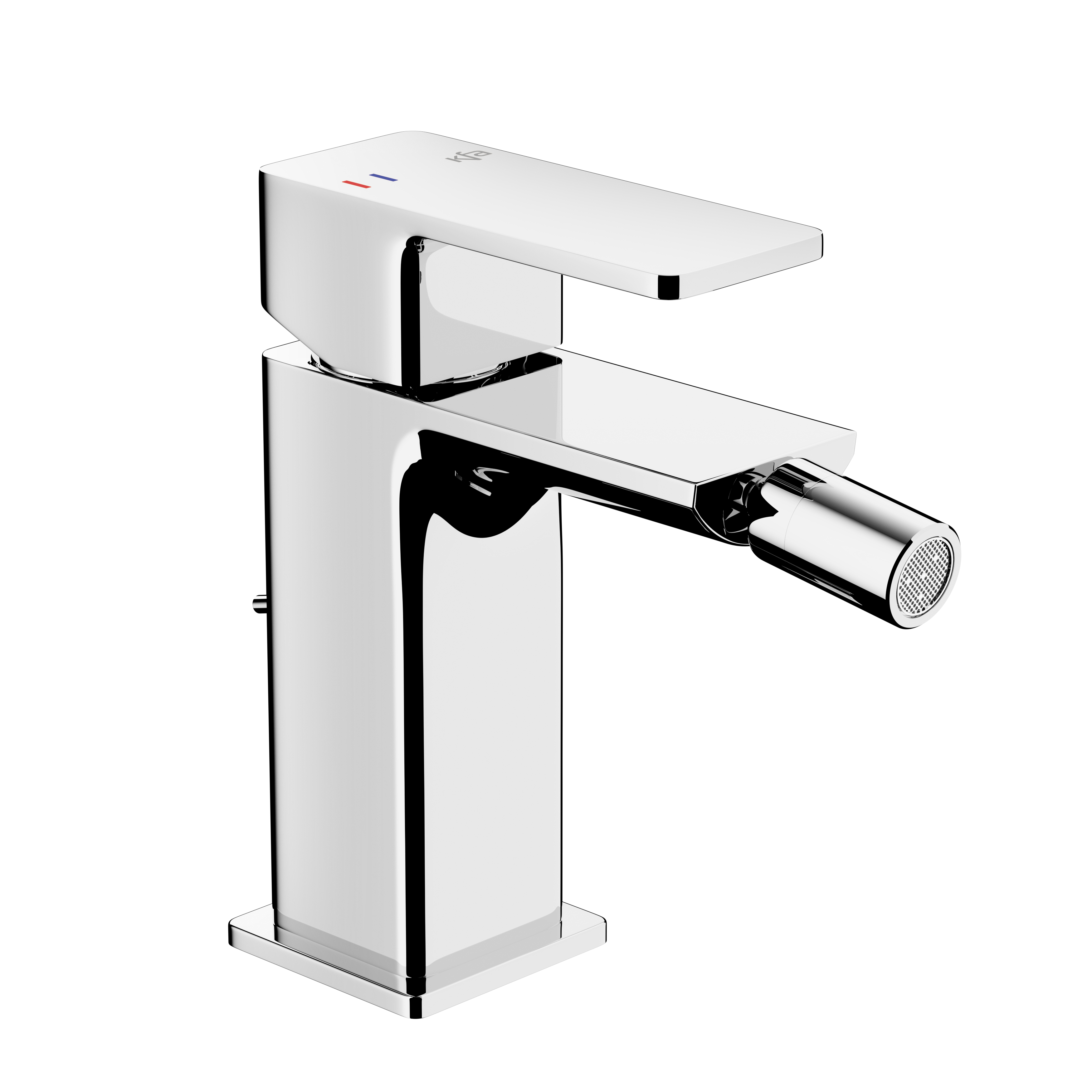 Bateria bidetowa chrom Dust z korkiem KFA Armatura