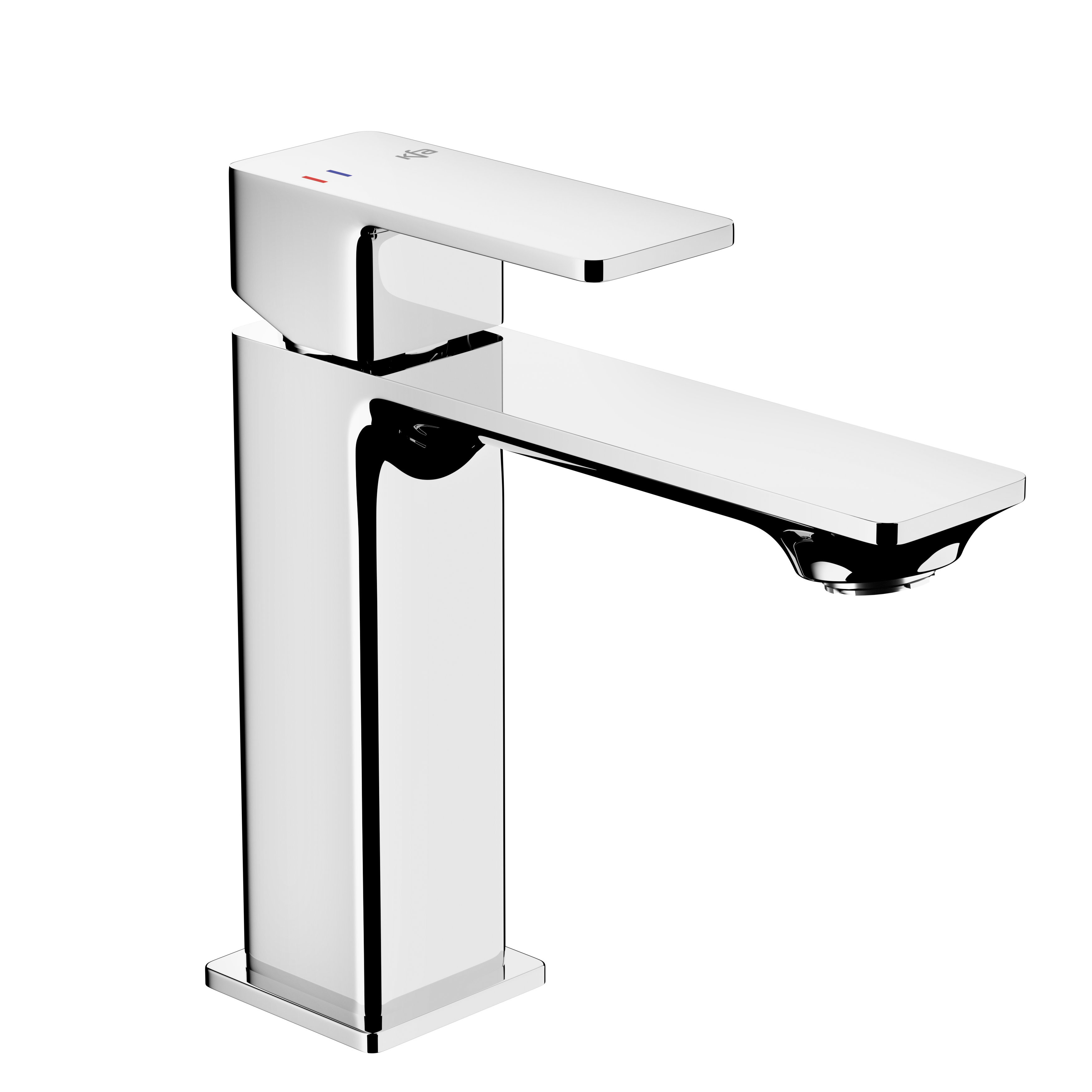 Bateria umywalkowa chrom 16.3 cm z korkiem klik-klak Dust KFA Armatura