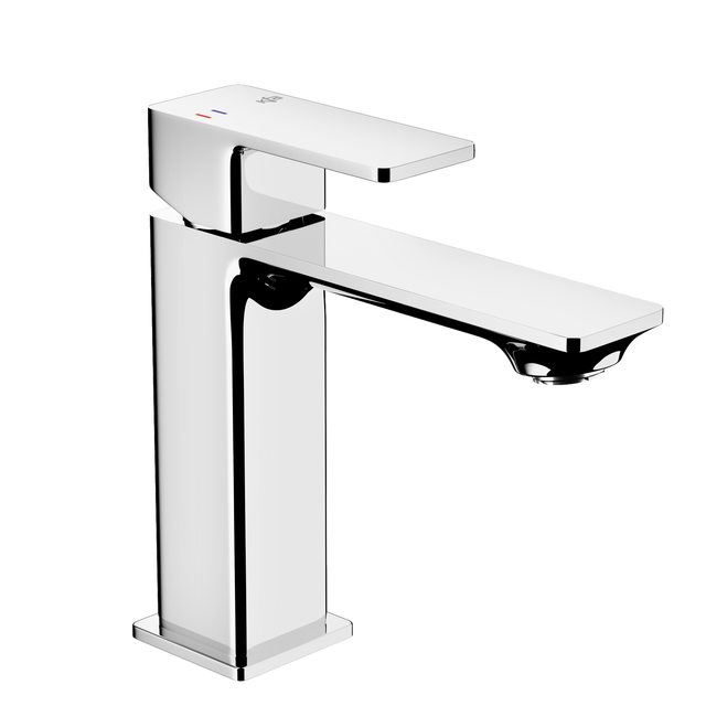 Bateria umywalkowa chrom 16.3 cm z korkiem klik-klak Dust KFA Armatura