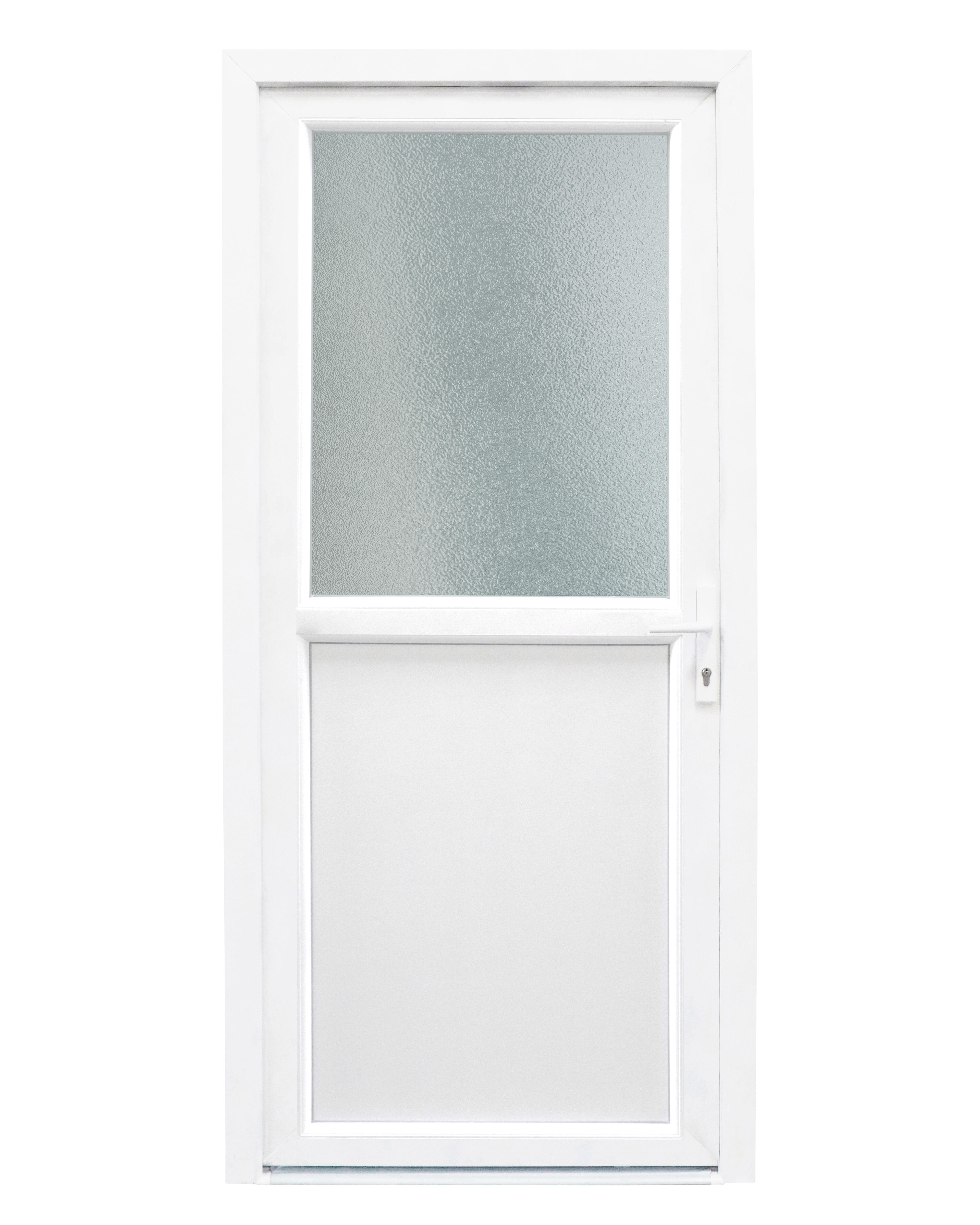 Porta de entrada de PVC DRAVA VIDRO GRANULADO 200X90CM ESQUERDA - 2