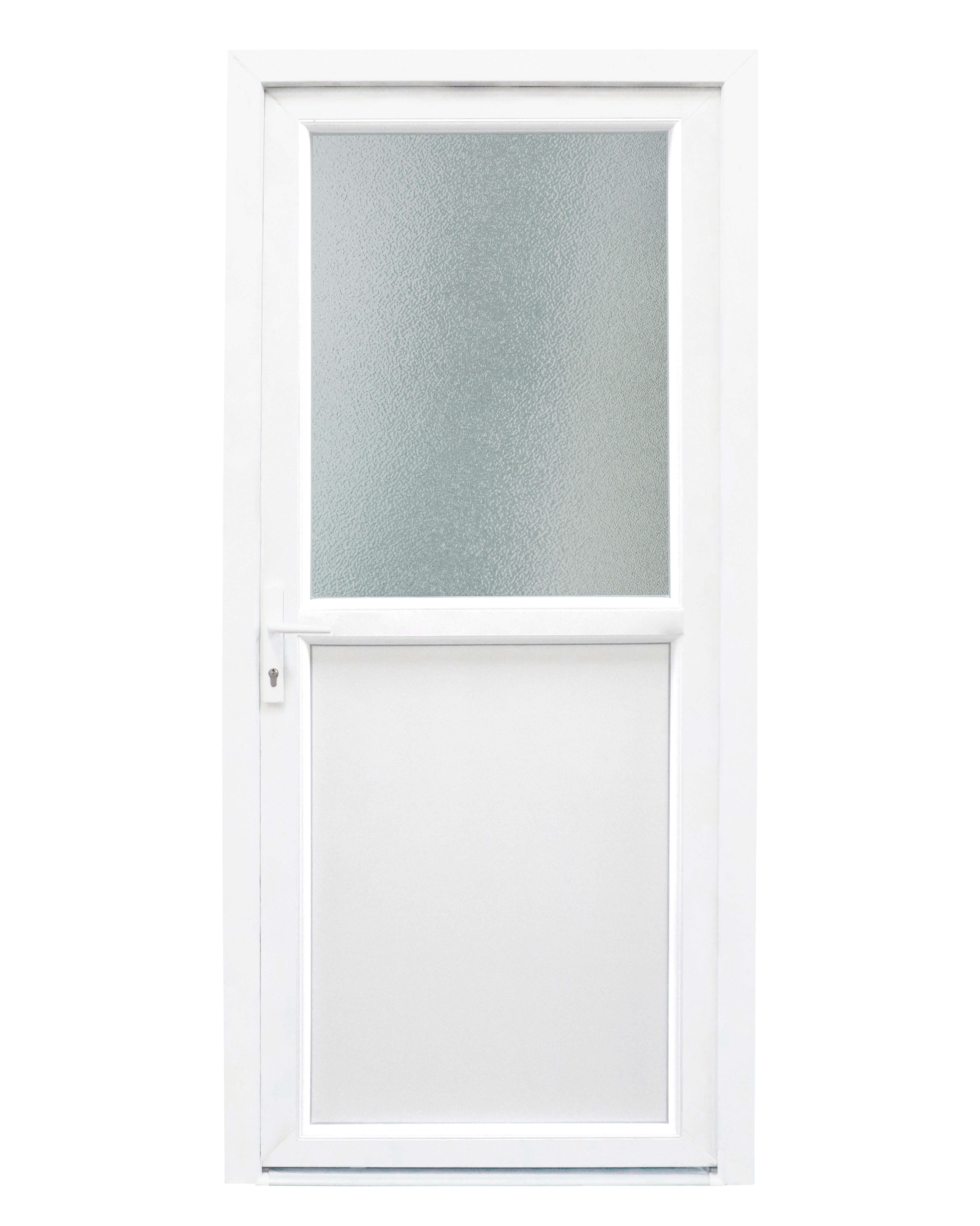 Porta de entrada de PVC DRAVA VIDRO GRANULADO 200X90CM DIREITA - 3