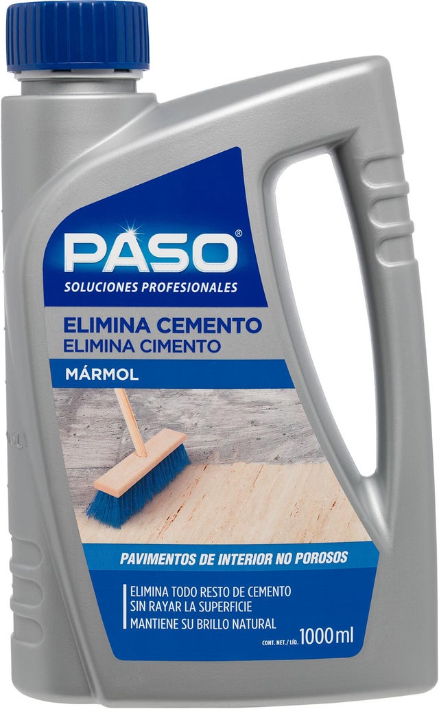 Elimina cimento pavimentos interiores mármore 1L Paso Ceys