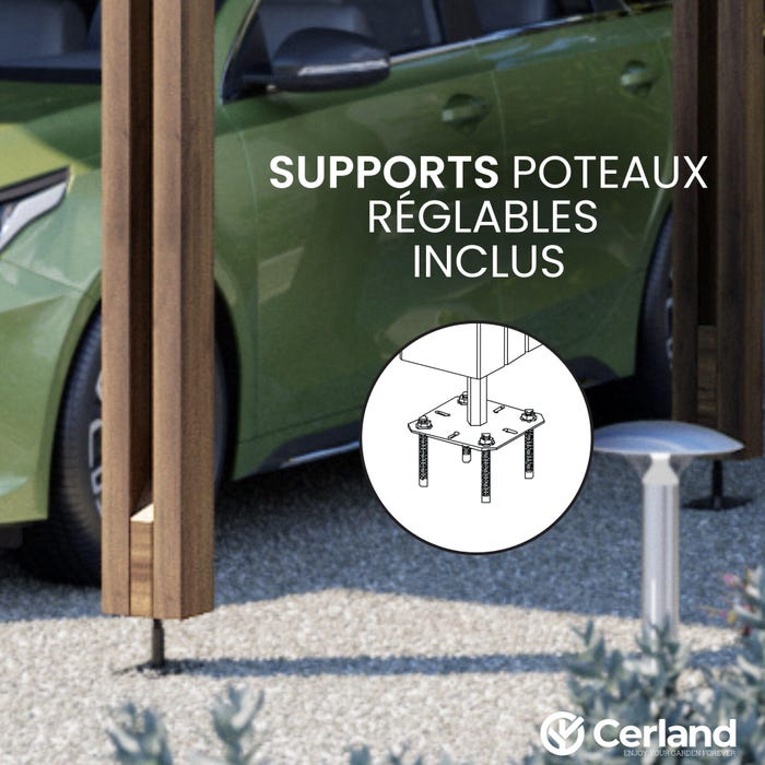 supports carport elio