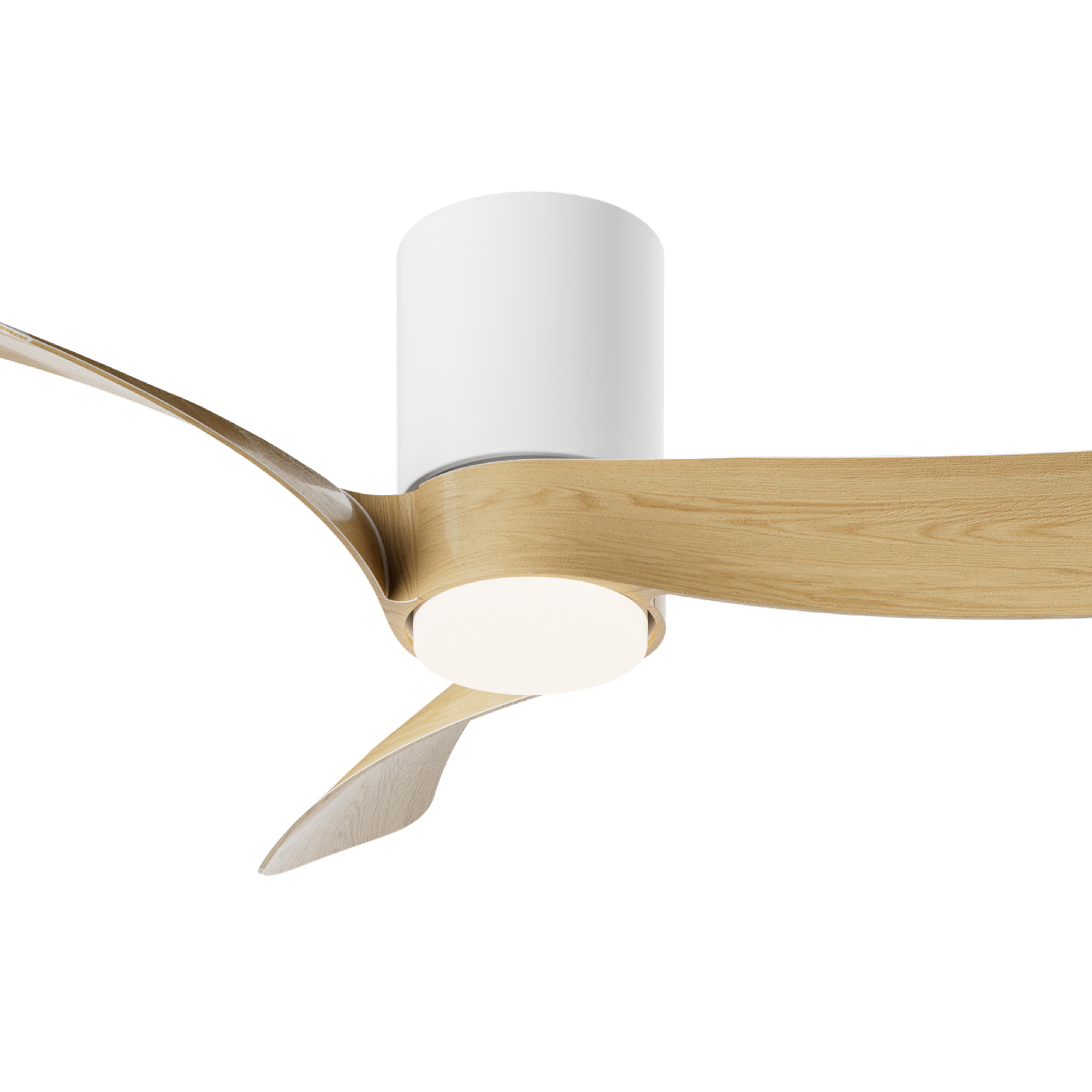 Ventilateur de plafond LED silencieux, Nemo mini, 72 cm, MANTRA, blanc et chêne - 6
