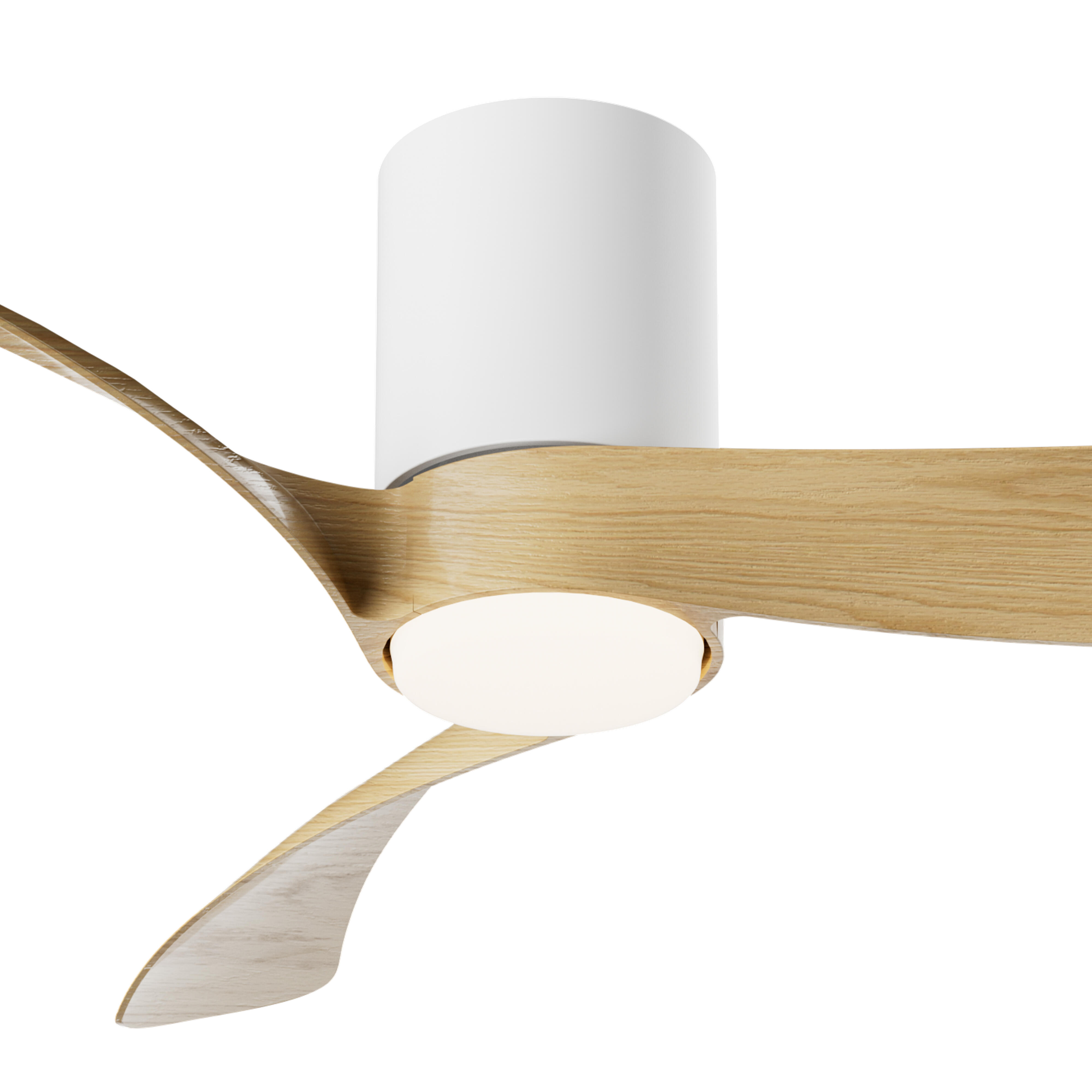 Ventilateur de plafond LED silencieux, Nemo M, 120 cm, MANTRA, blanc et bois - 6