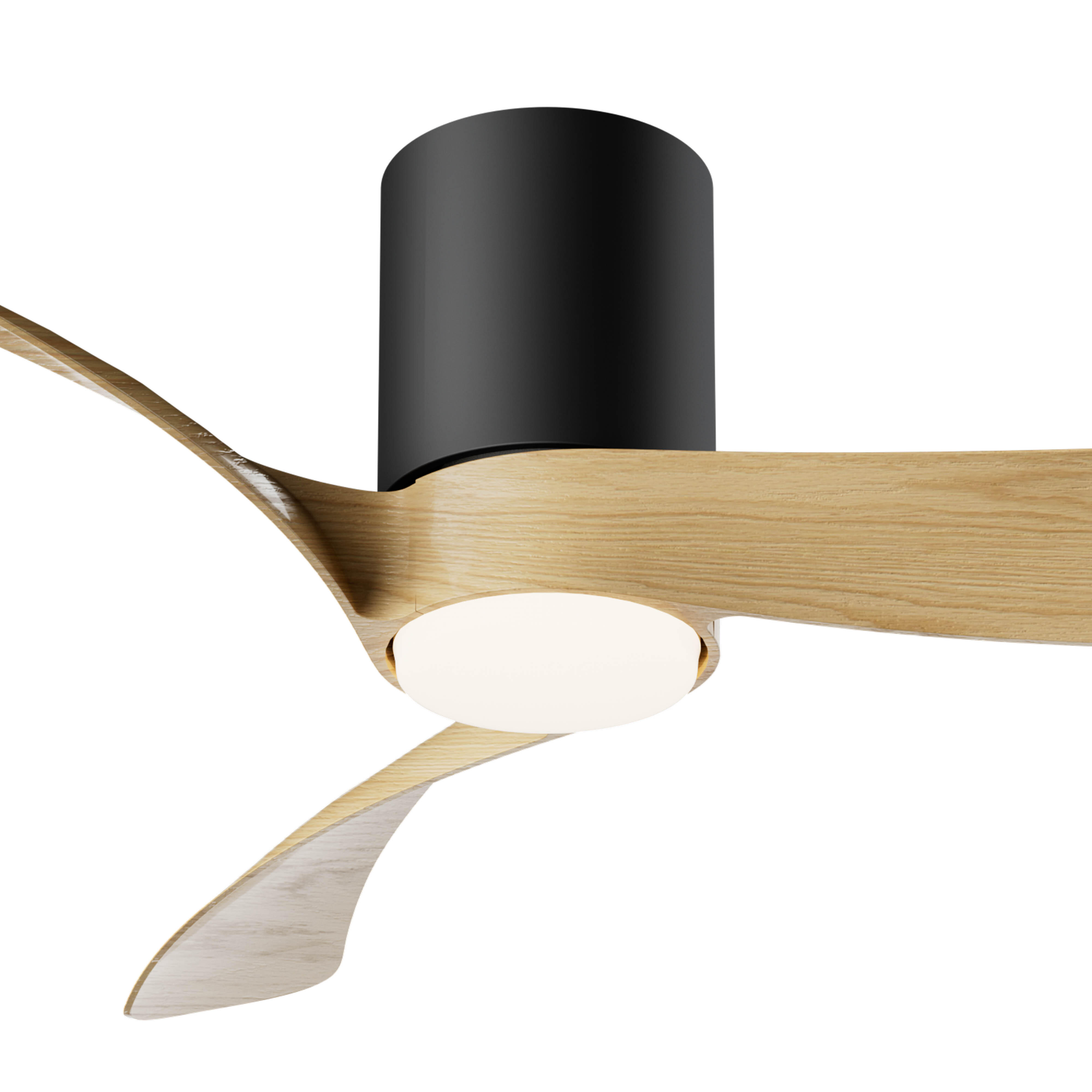 Ventilateur de plafond LED silencieux, Nemo M, 120 cm, MANTRA, noir et bois - 6