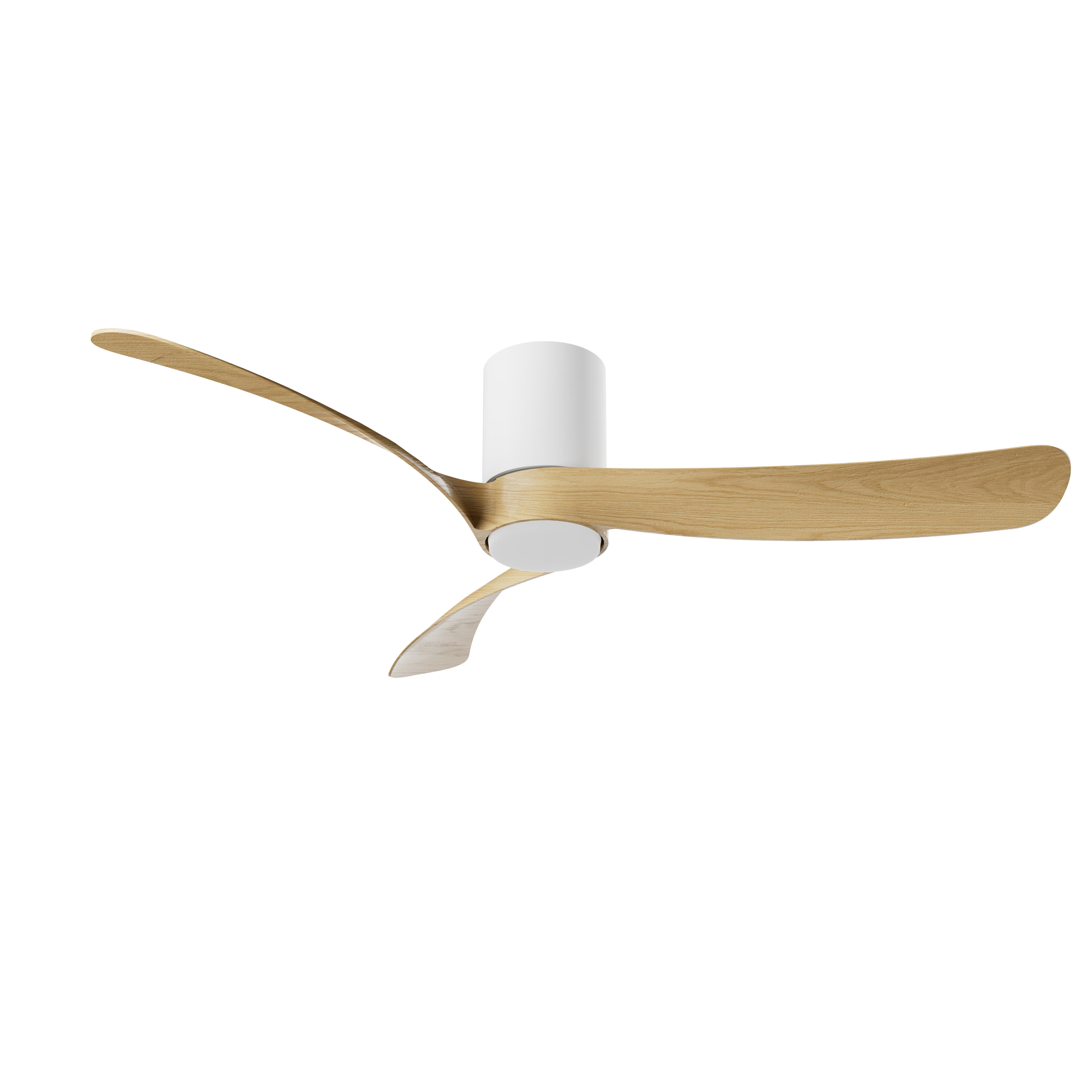Ventilateur de plafond LED silencieux, Nemo M, 120 cm, MANTRA, blanc et bois - 5