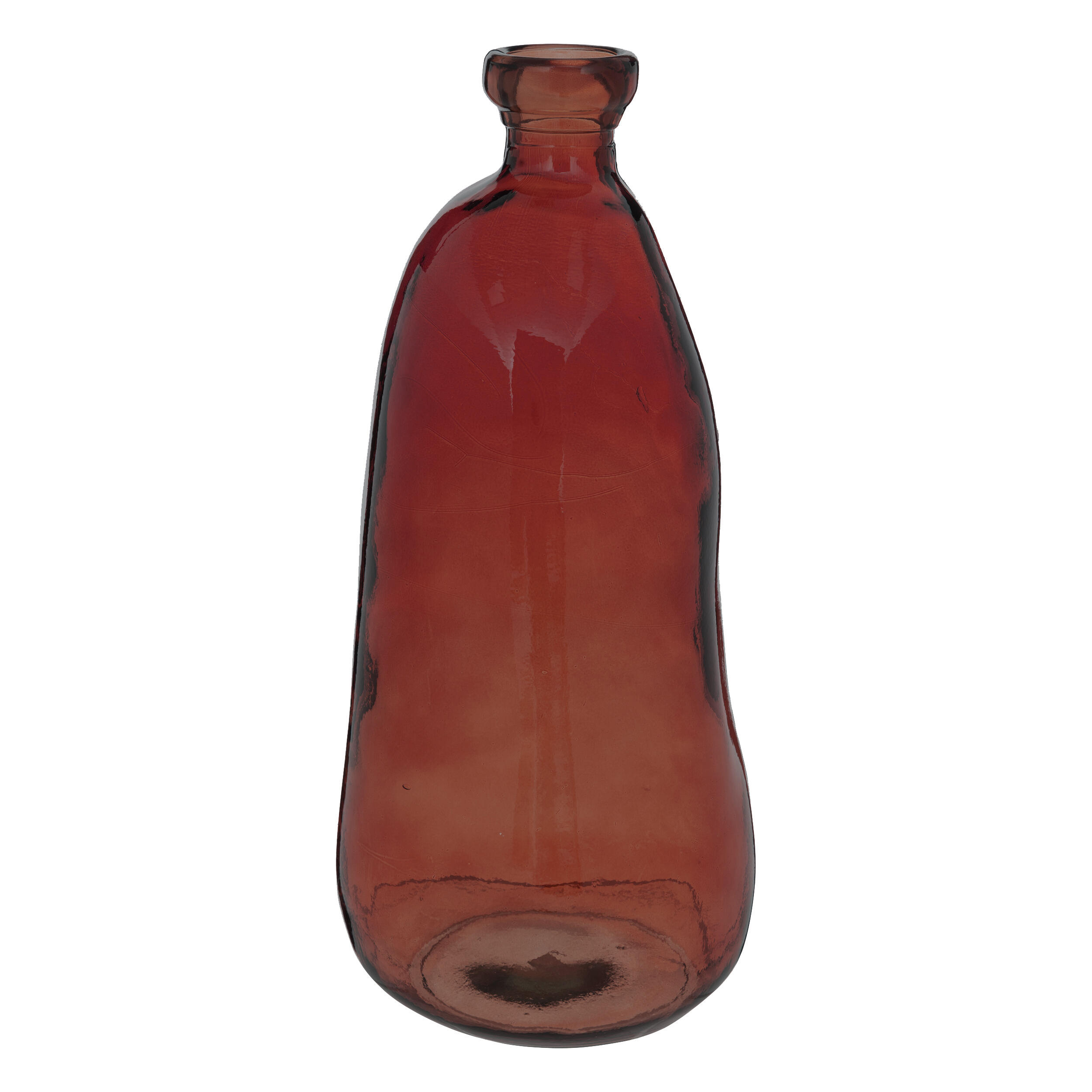 Vase bouteille en verre, ambre H.51 - 2