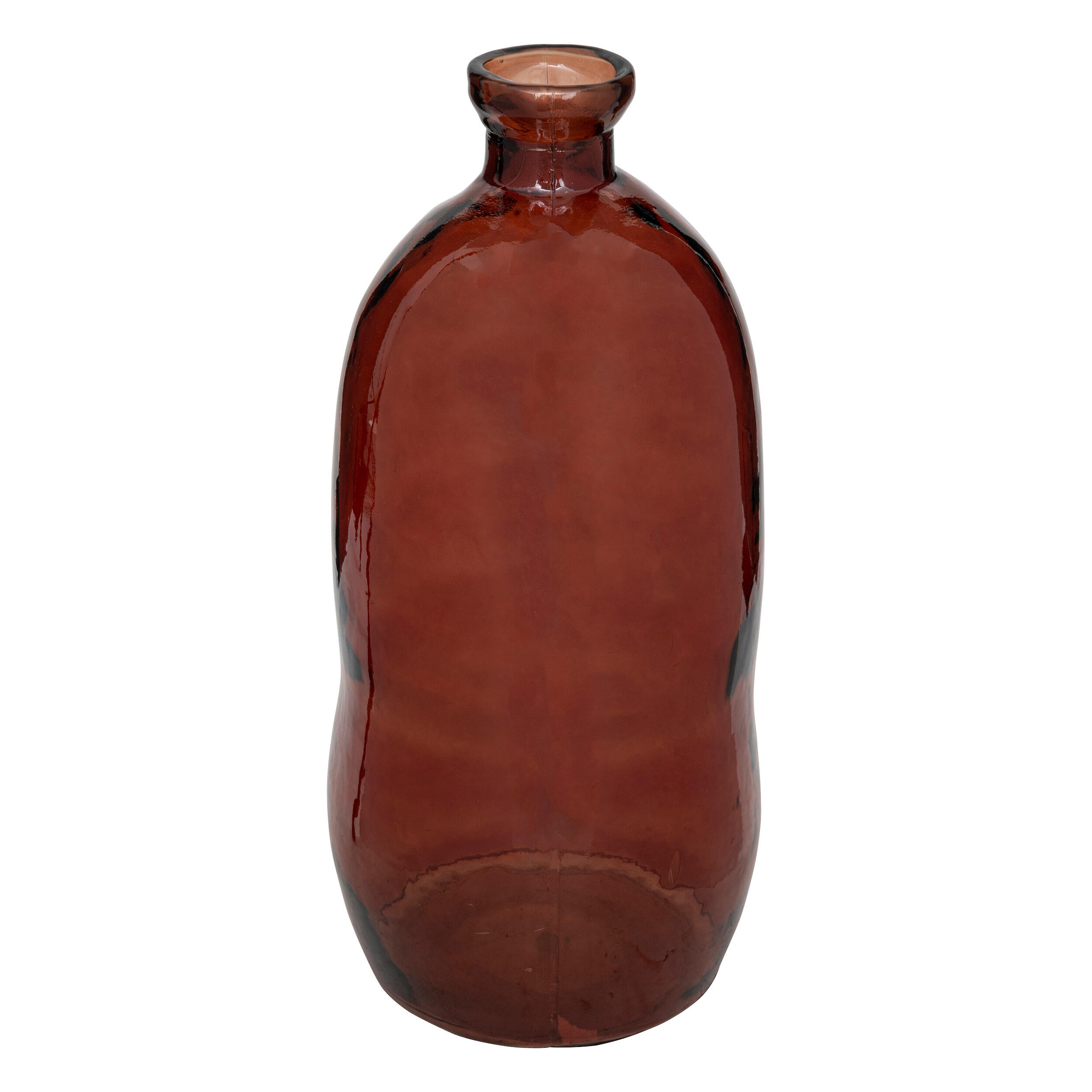 Vase bouteille en verre, ambre H.73 - 2