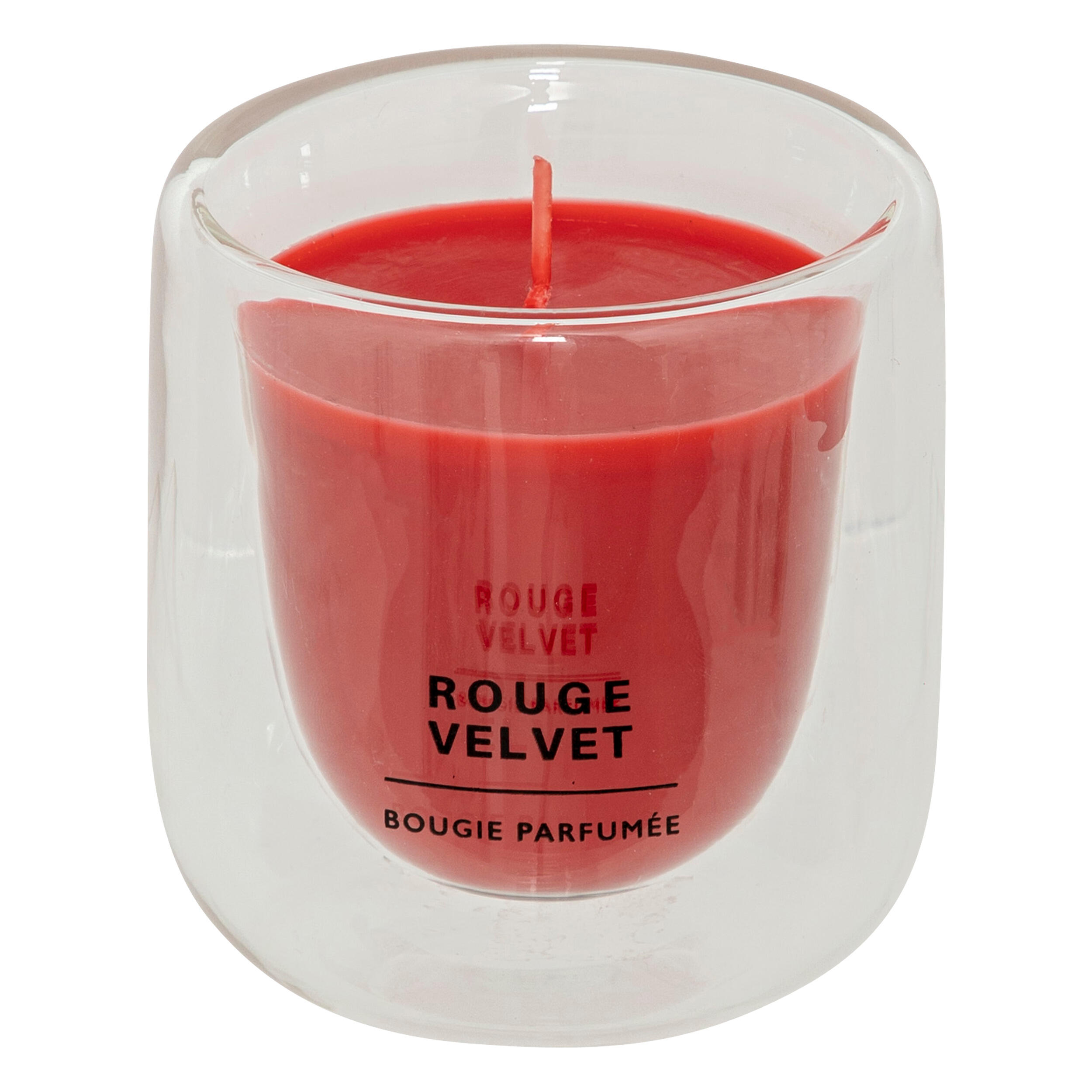 Bougie parfumée rouge 130 g l.8XH.9 - 2