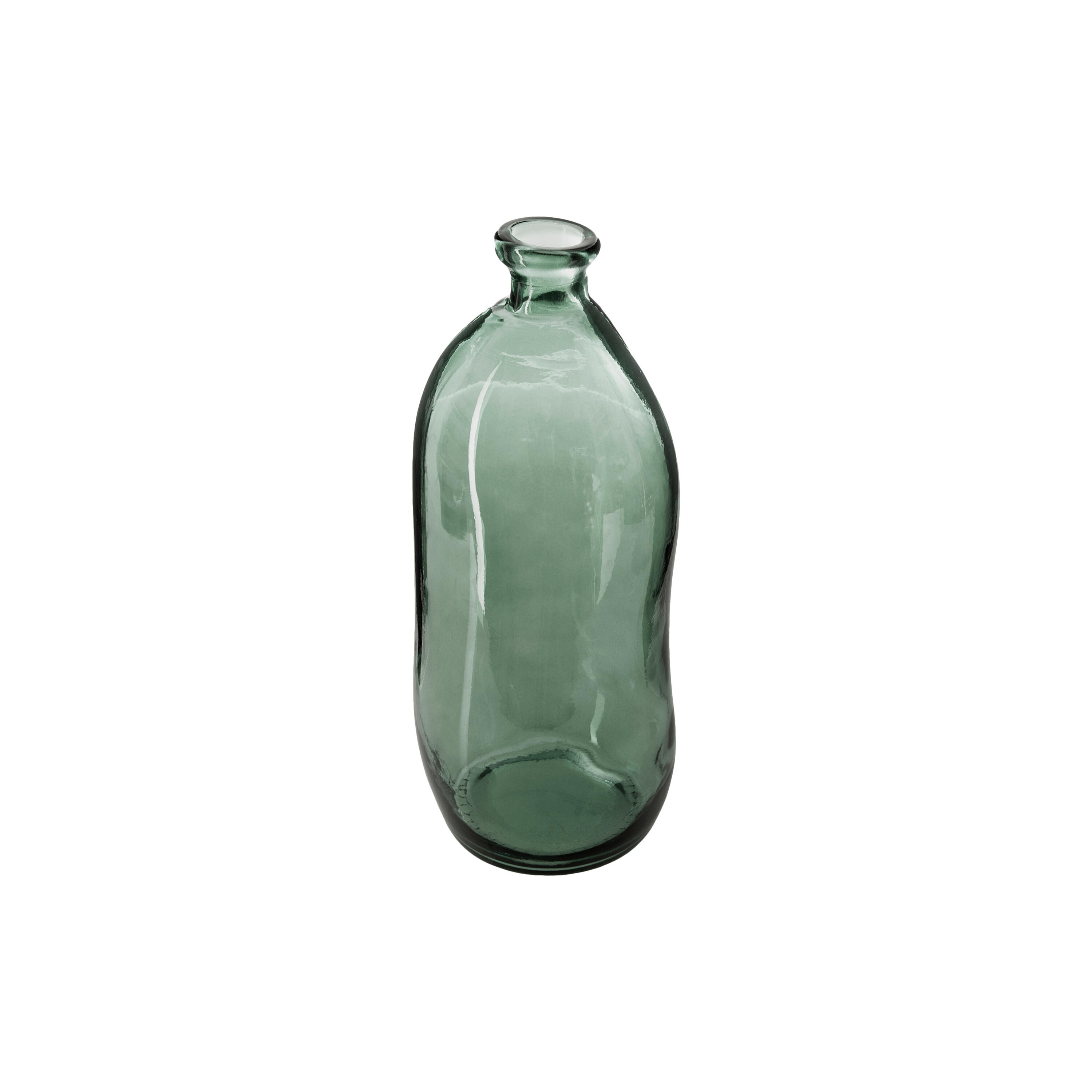 Vase bouteille en verre, kaki H.35 - 2