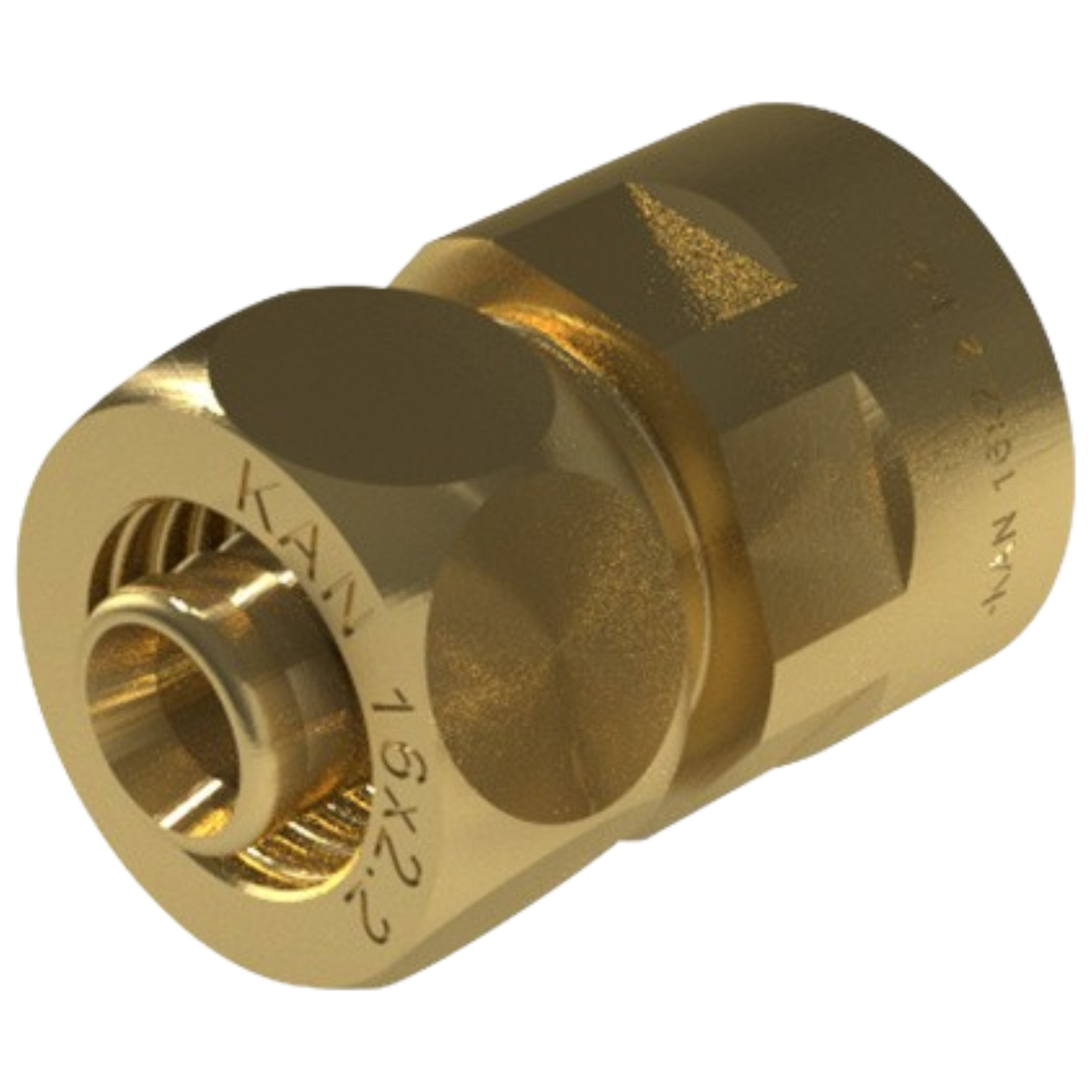 Złączka uniwersalna skręcana Ultraline GZ1/2" 14 mm mosiądz KAN-THERM